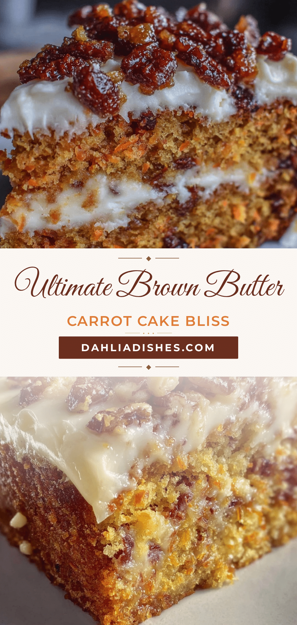 brown butter carrot cake recipe
