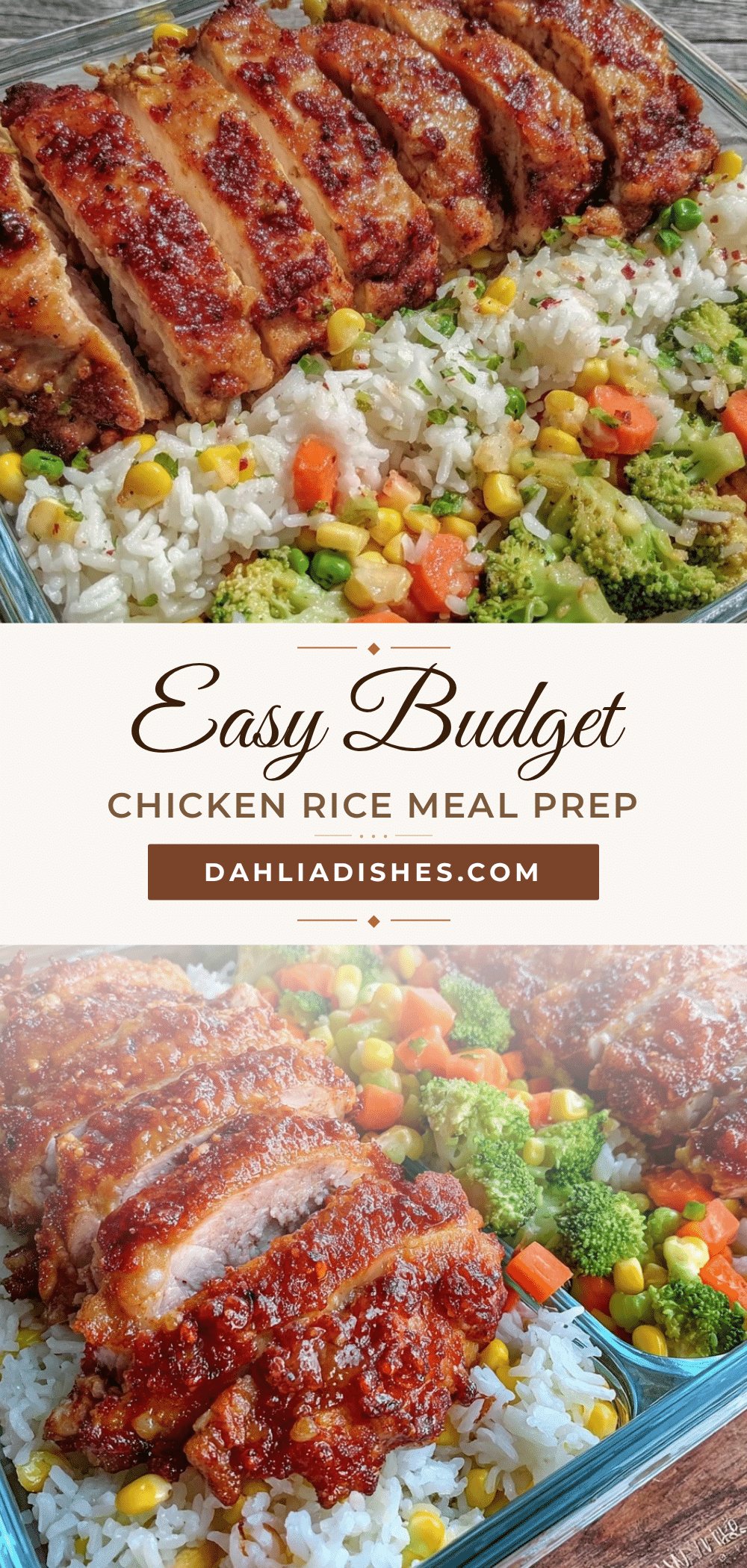 chicken and rice meal prep recipe