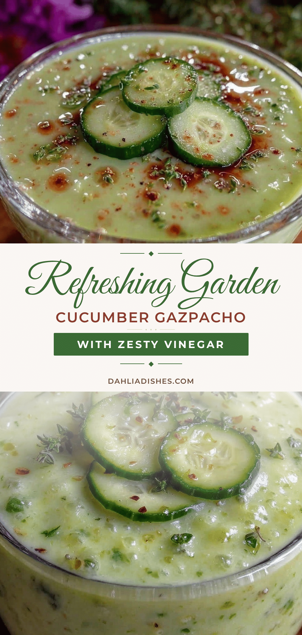 chilled cucumber gazpacho recipe