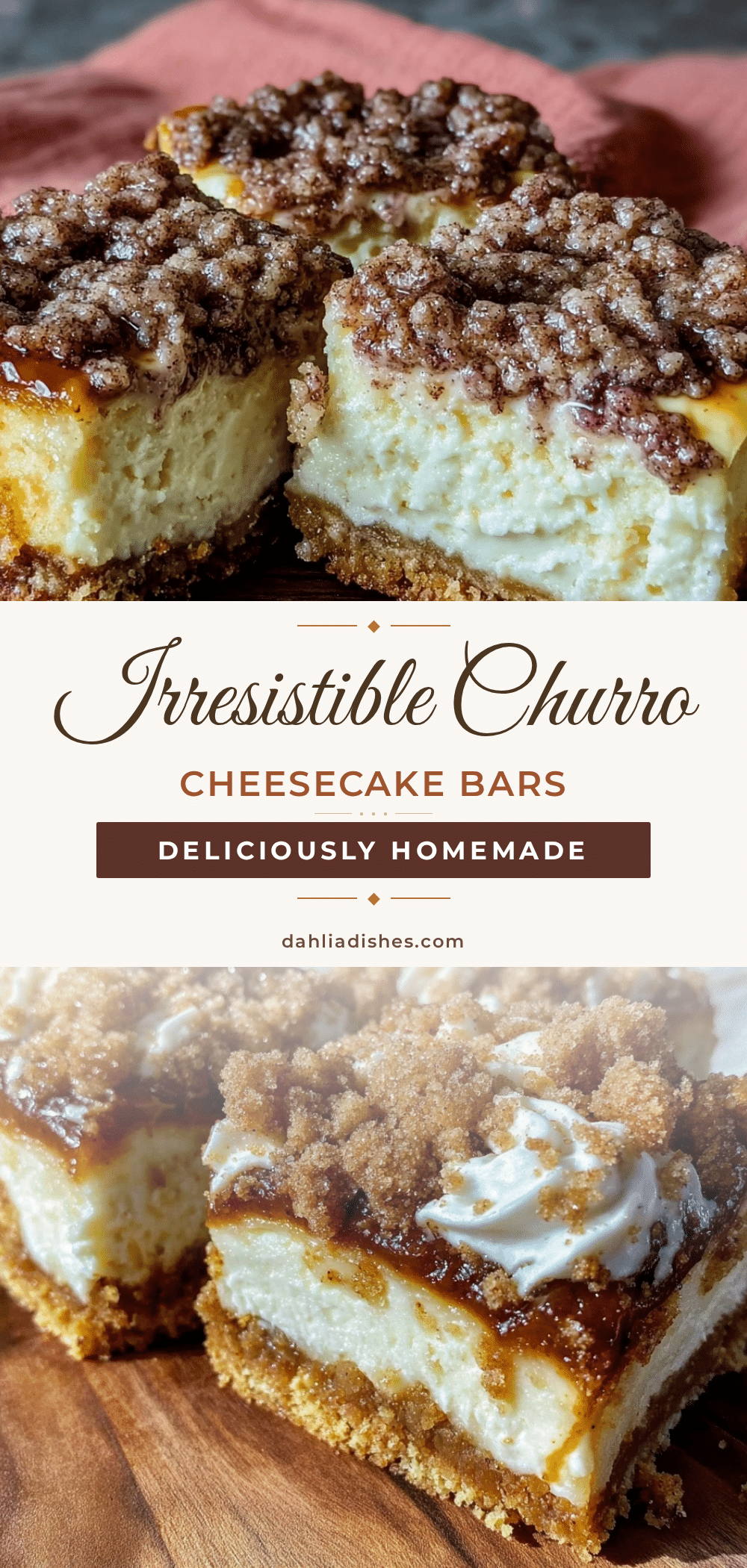 churro cheesecake bars recipe