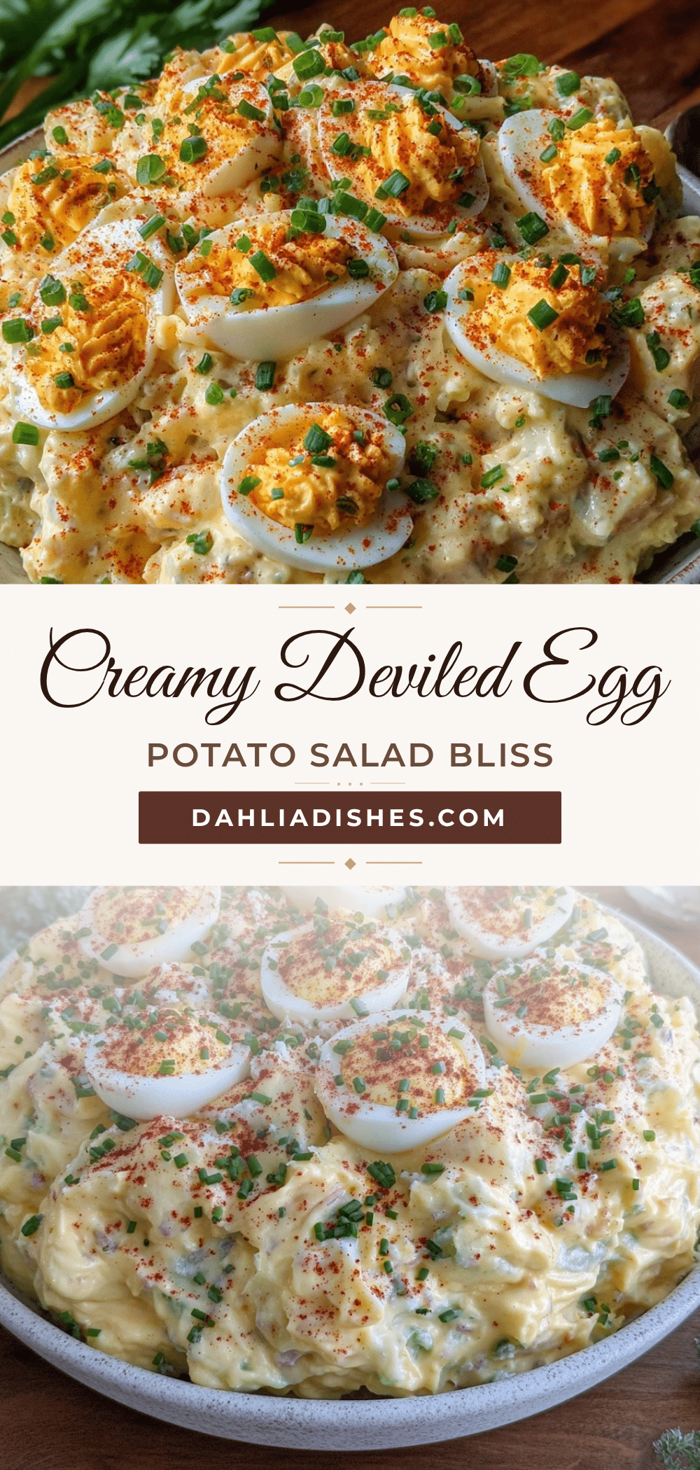 creamy deviled egg potato salad recipe