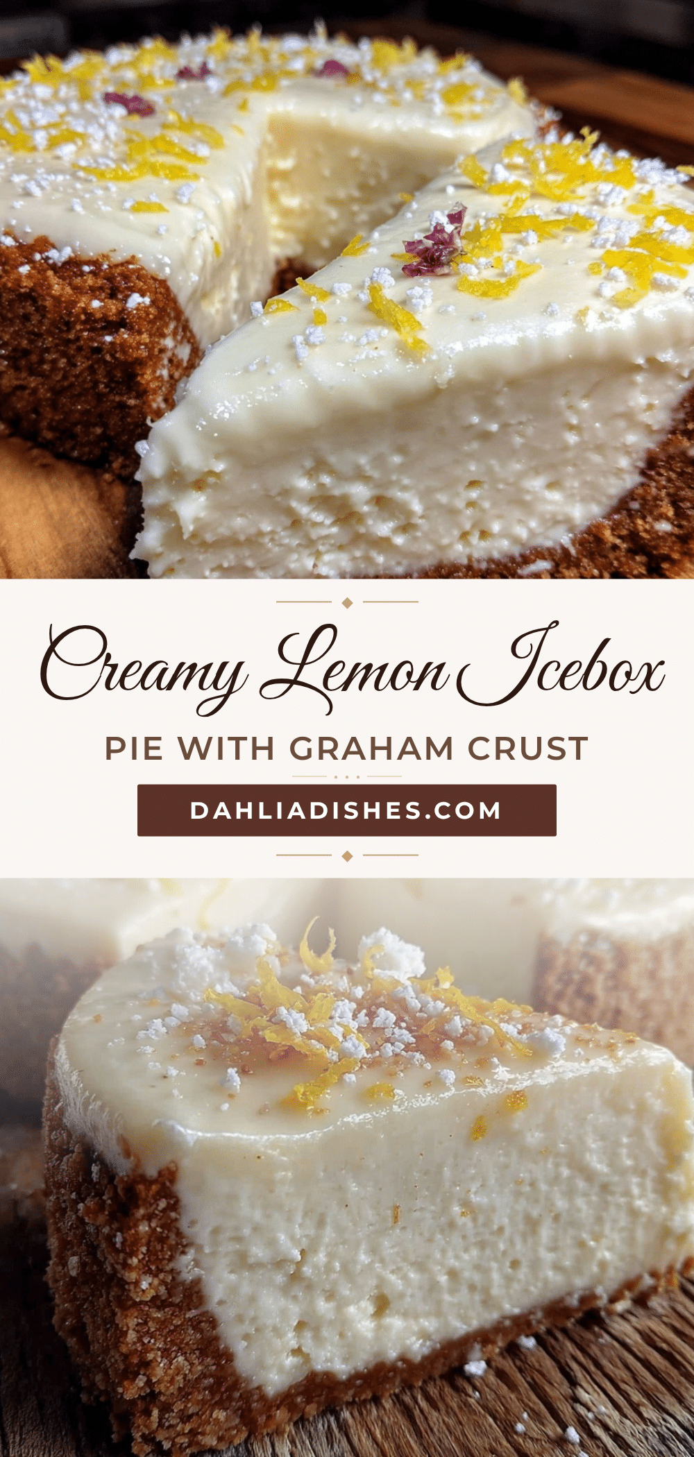 creamy lemon icebox pie recipe