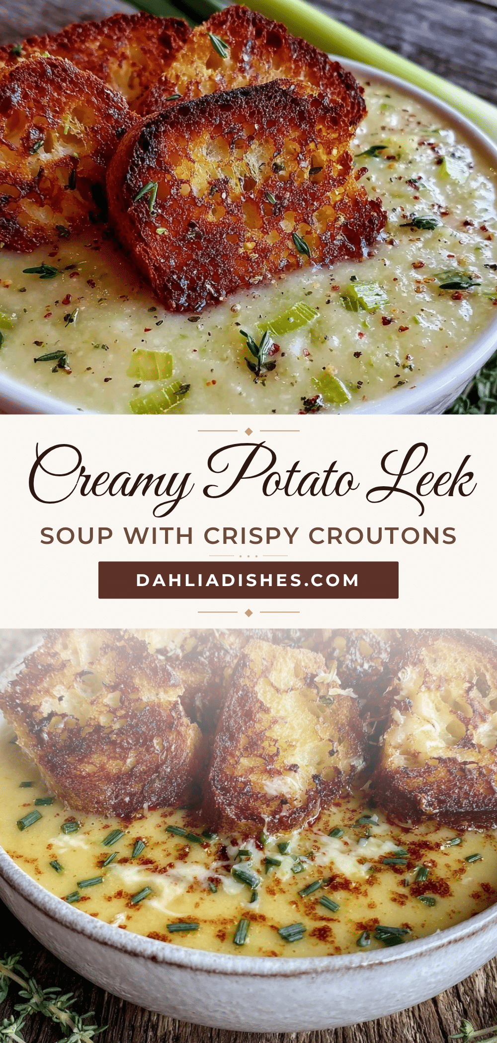 creamy potato leek soup recipe