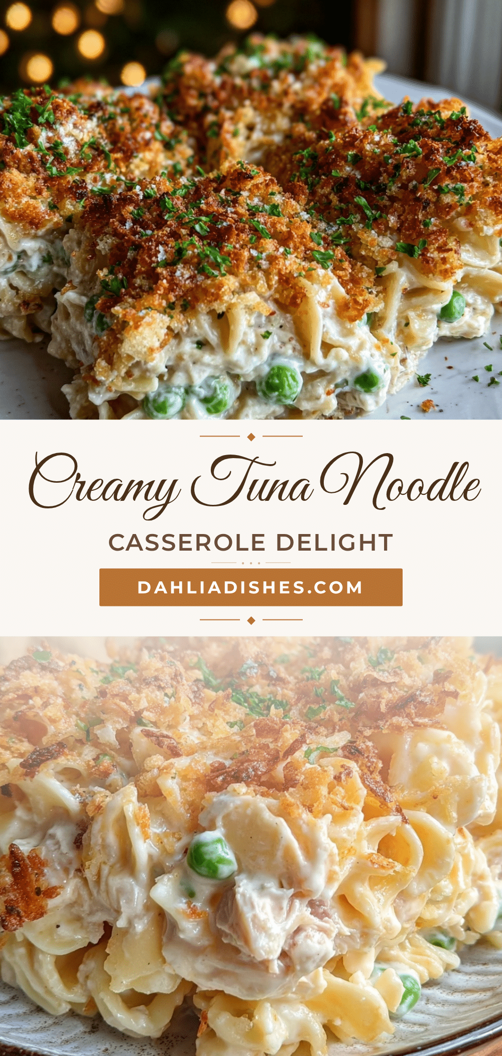 creamy tuna noodle casserole recipe