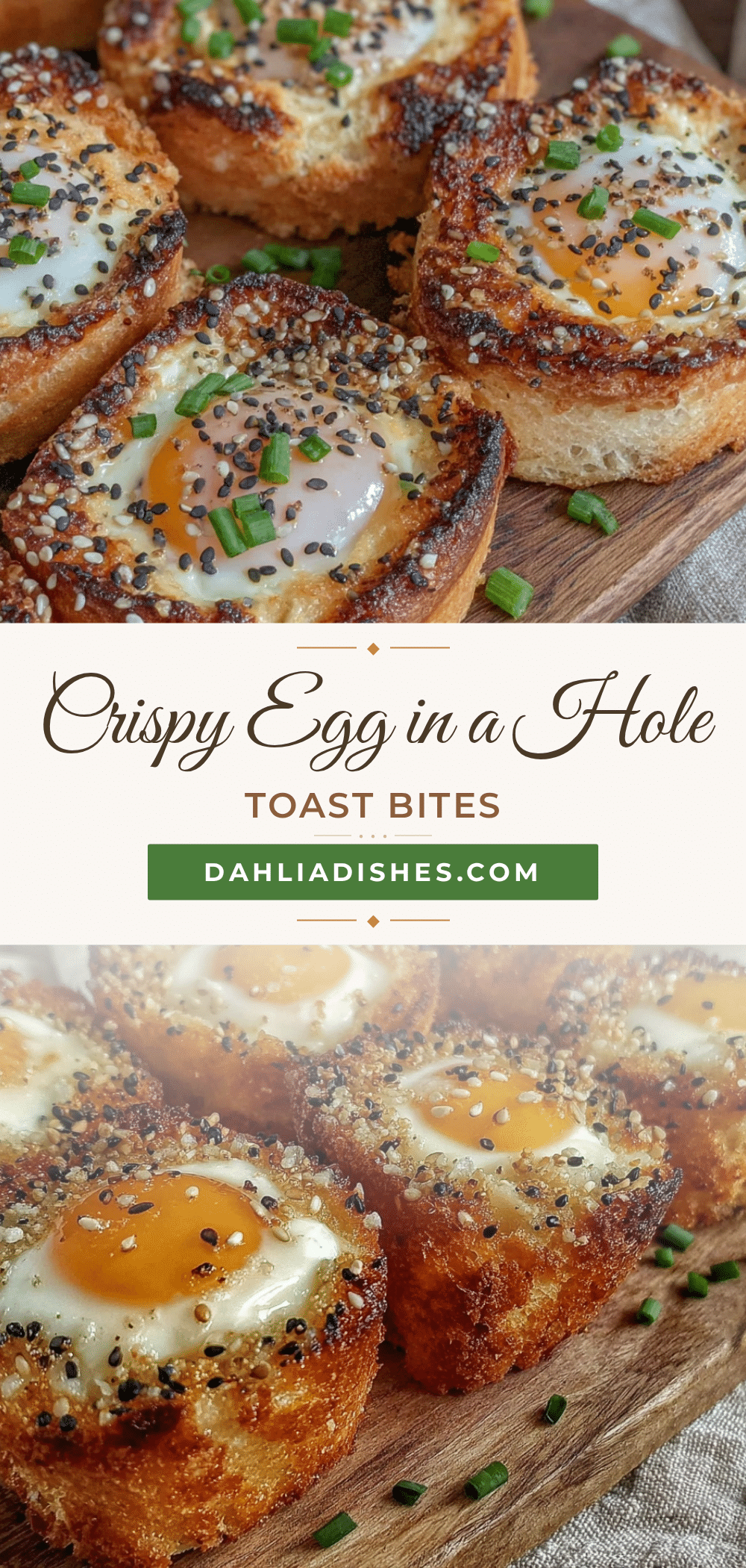 crispy egg in a hole toast bites recipe