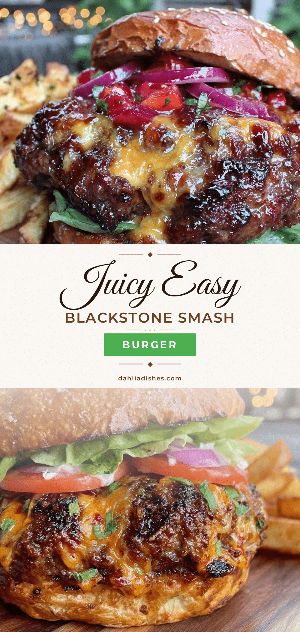 easy Blackstone smash burger recipe recipe