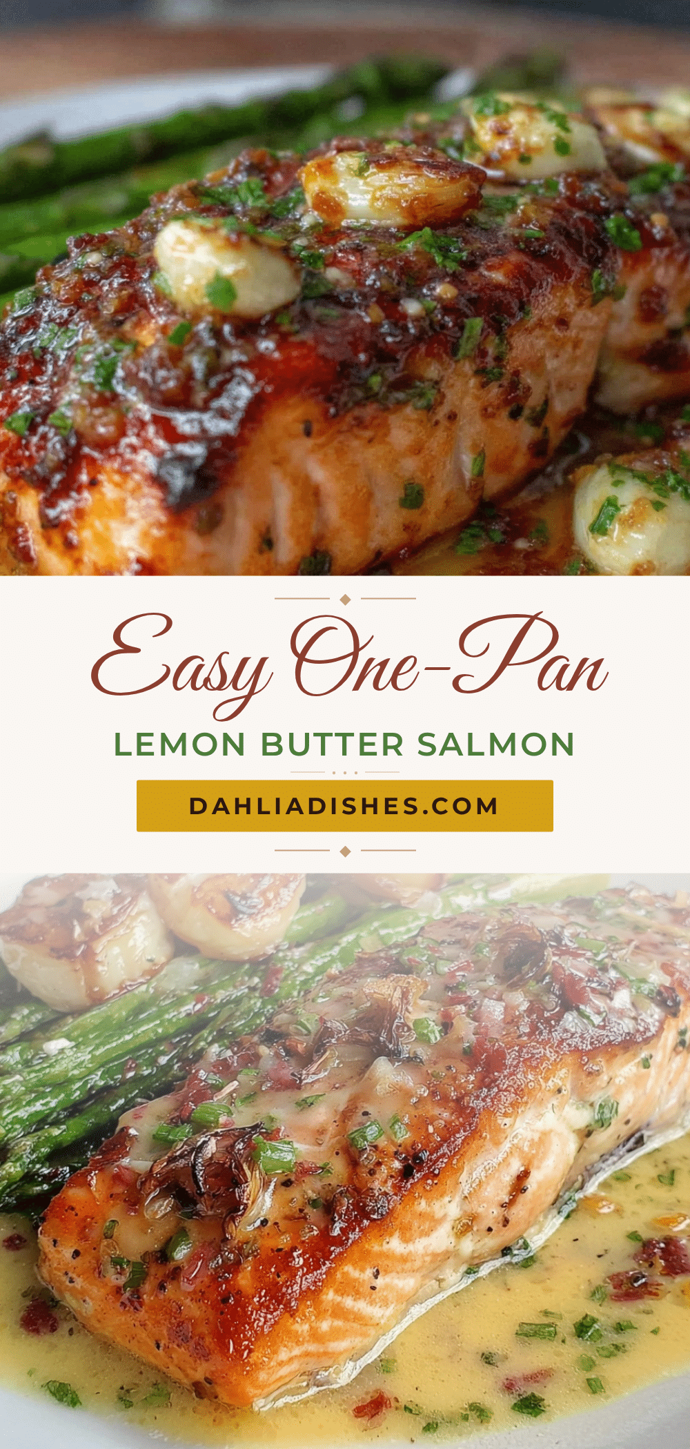 easy one-pan lemon butter salmon recipe