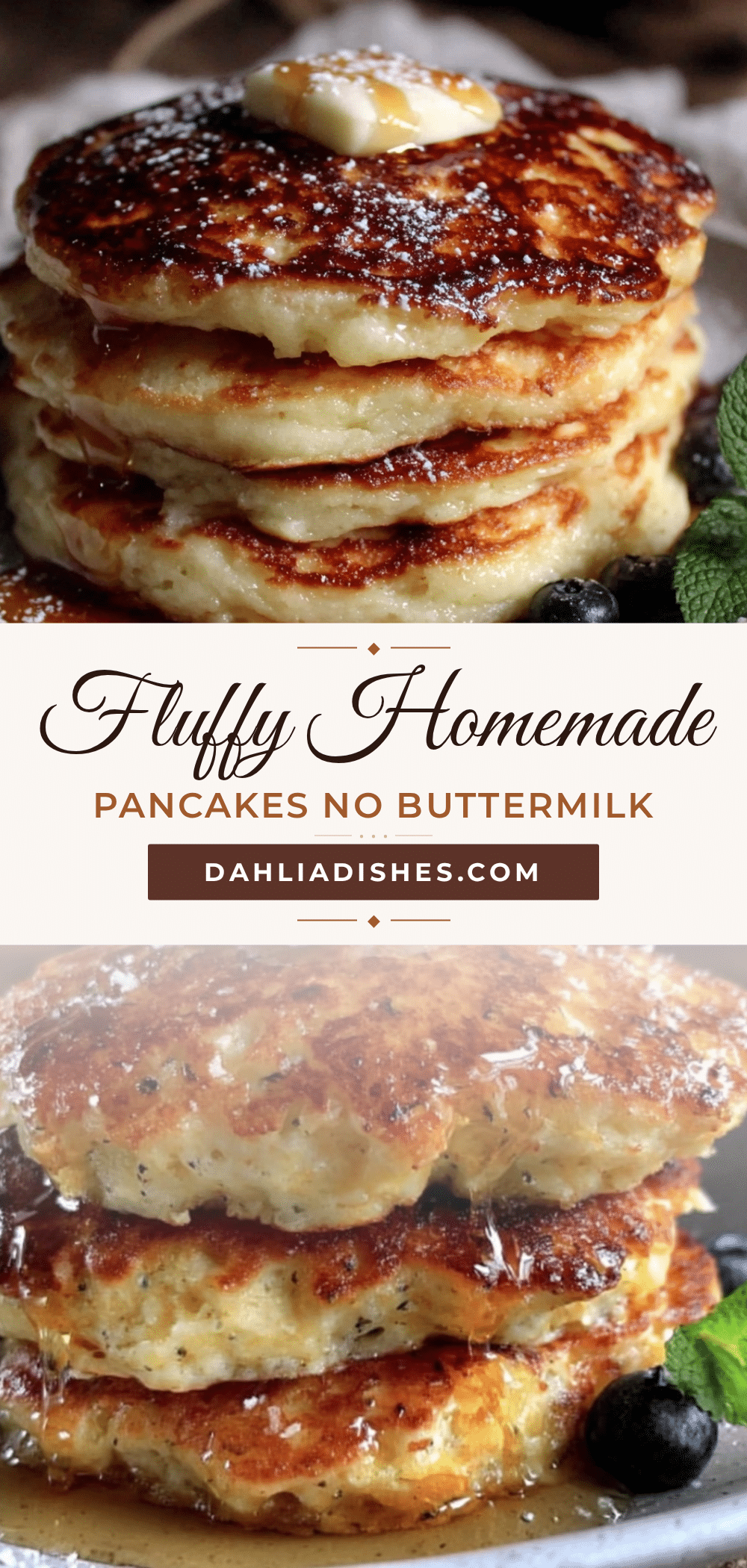 fluffy pancakes made from scratch no buttermilk recipe