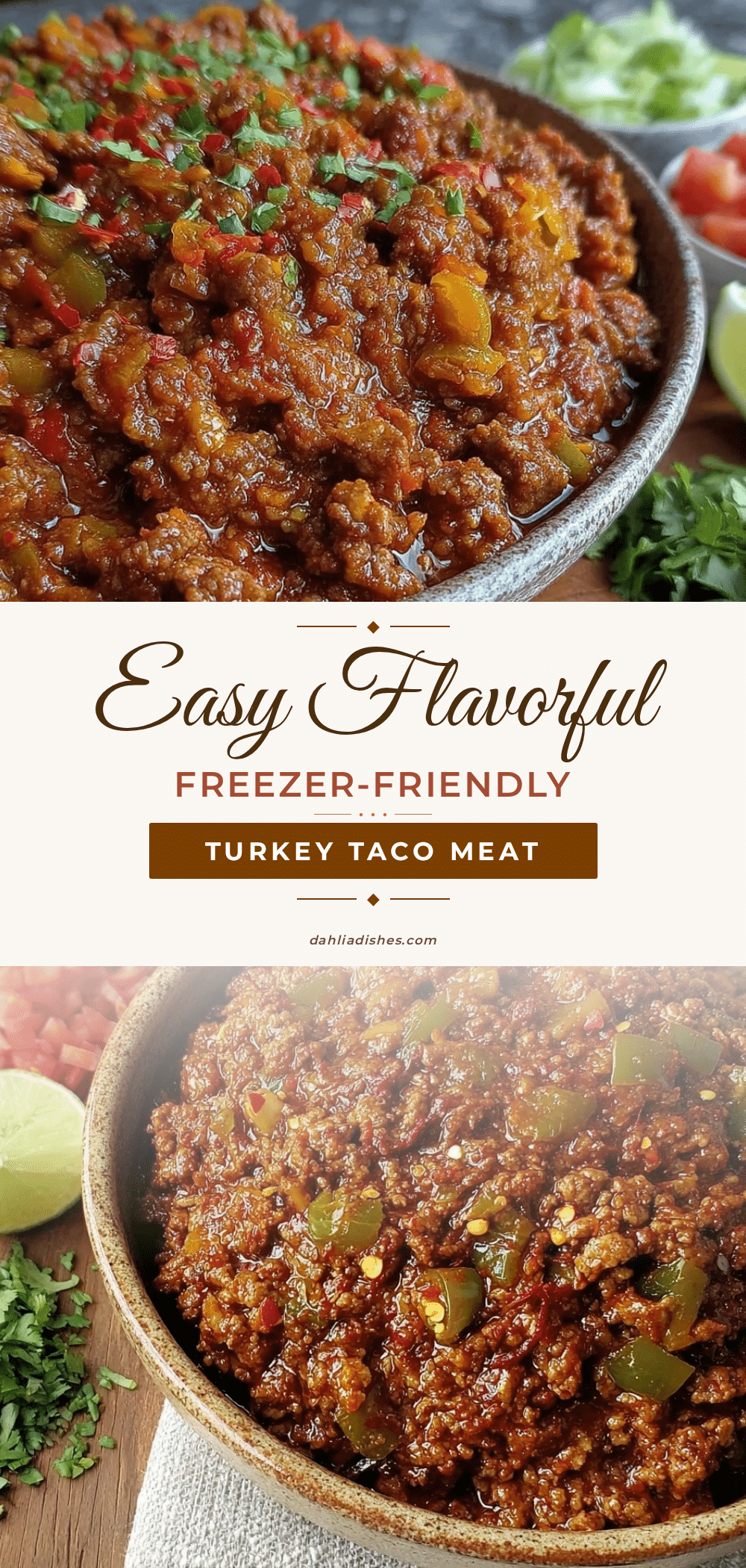 freezer-friendly ground turkey taco meat recipe