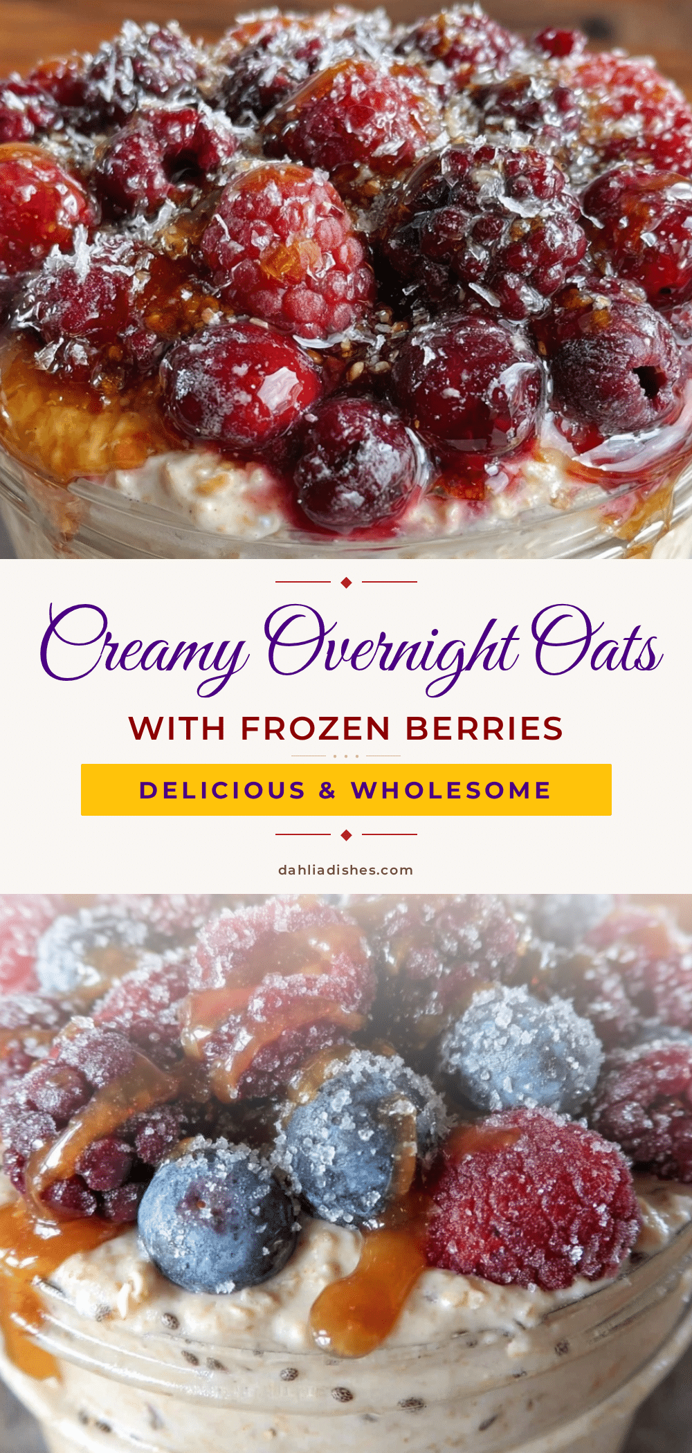 healthy overnight oats recipe