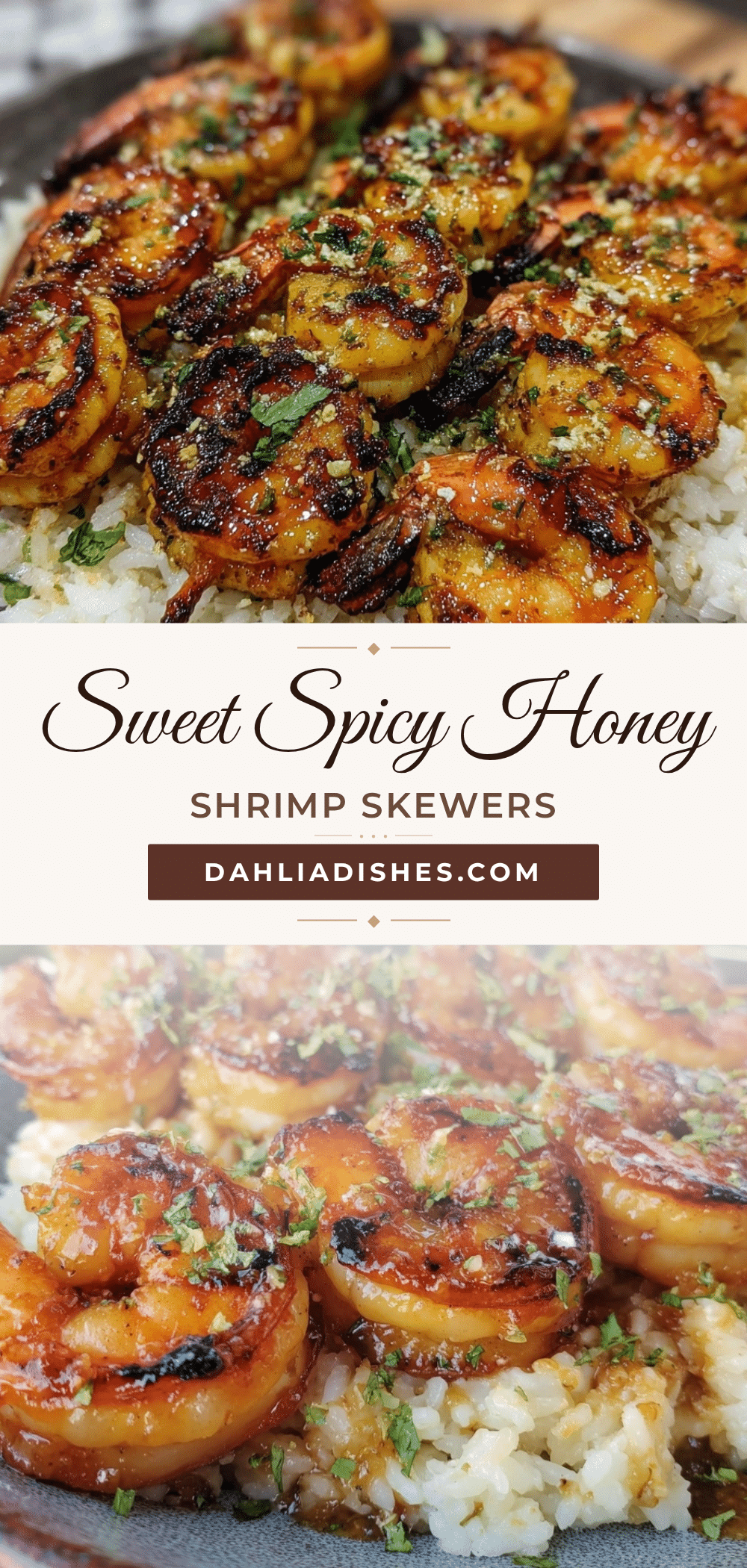 honey sriracha grilled shrimp skewers recipe