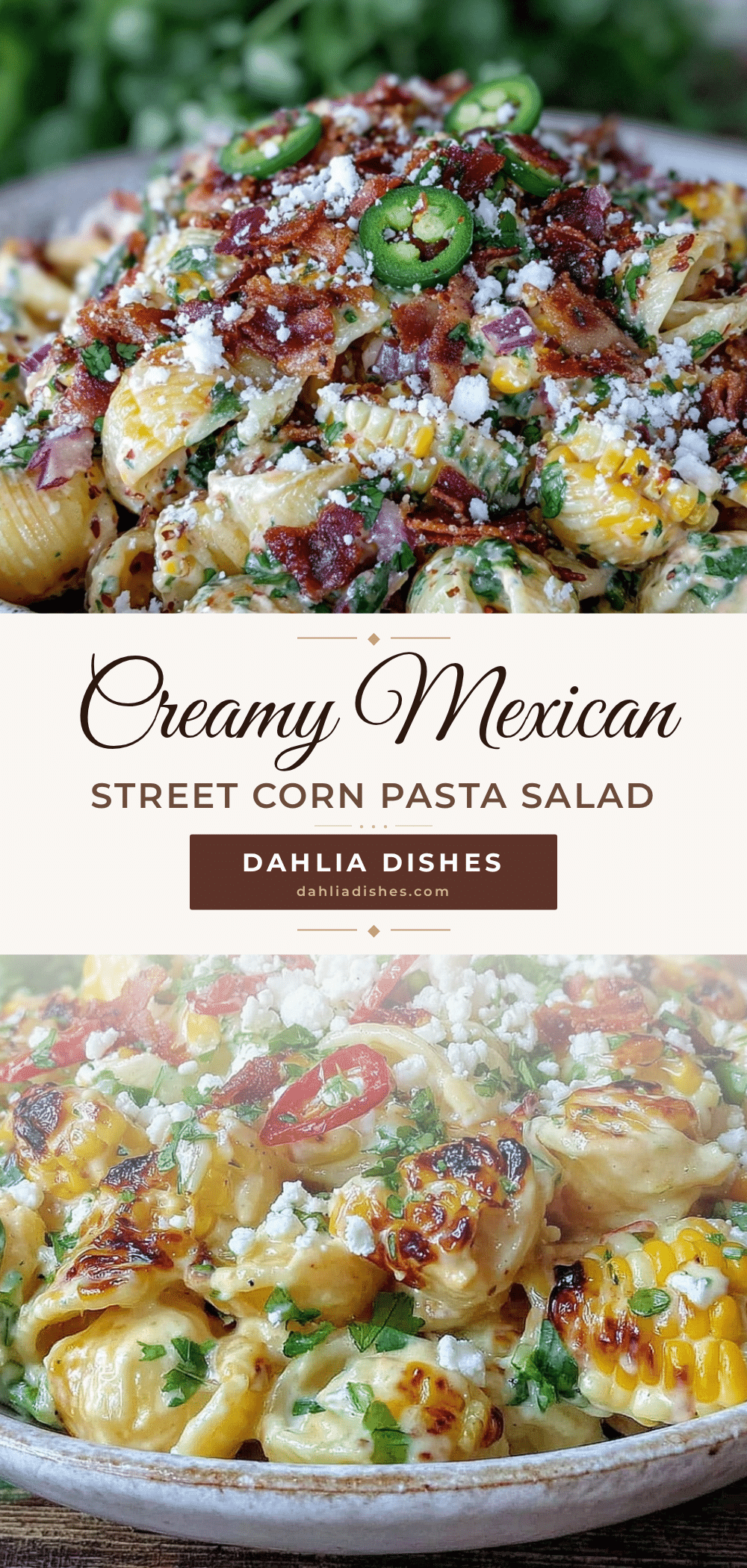 mexican street corn pasta salad recipe