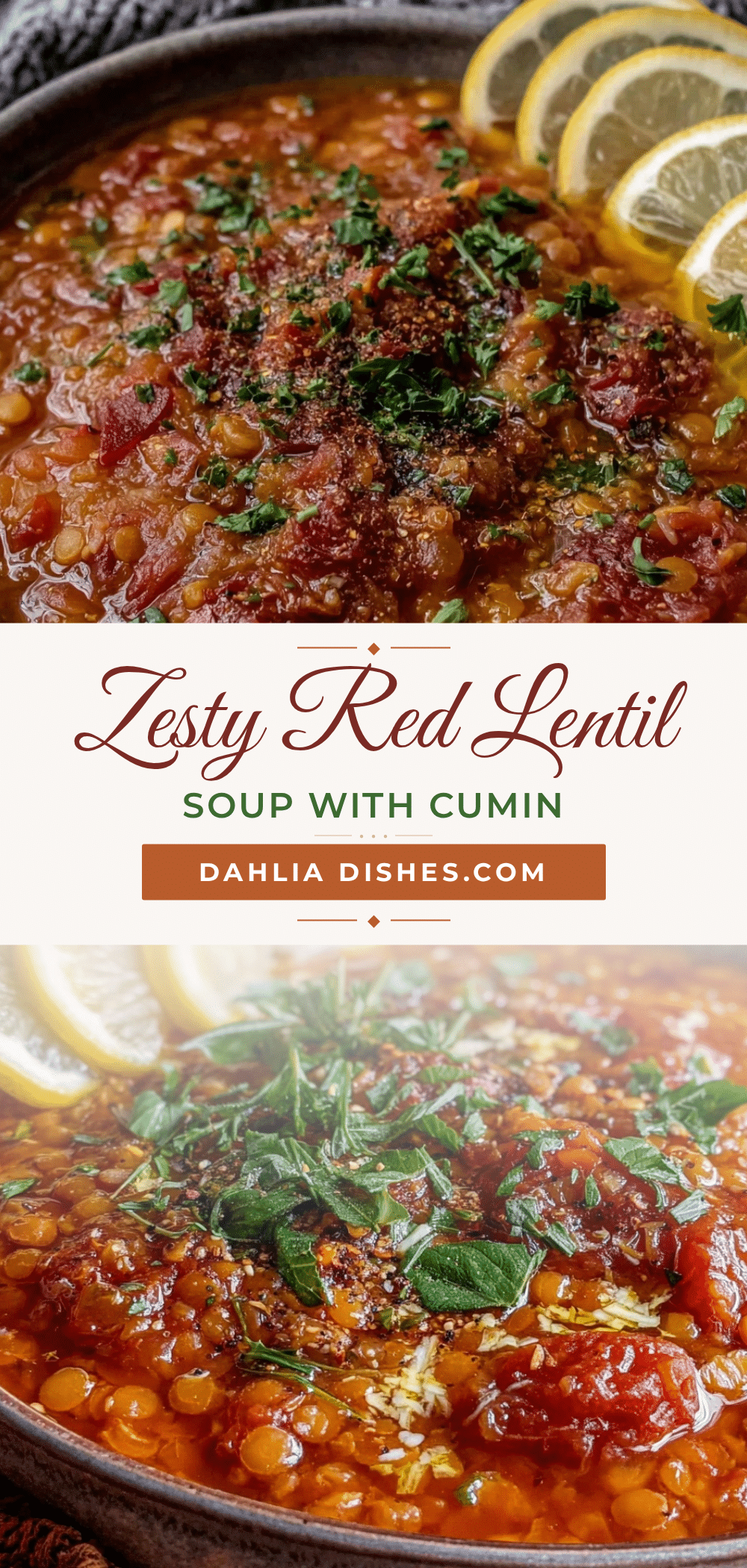 red lentil soup recipe