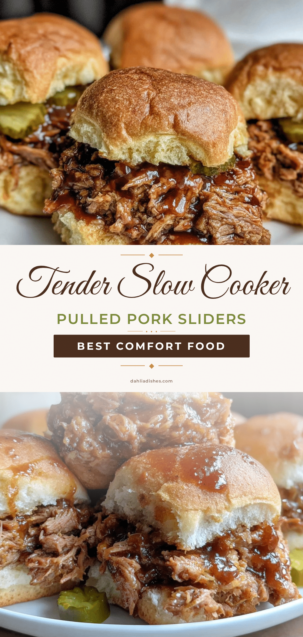 slow cooker pulled pork sliders recipe