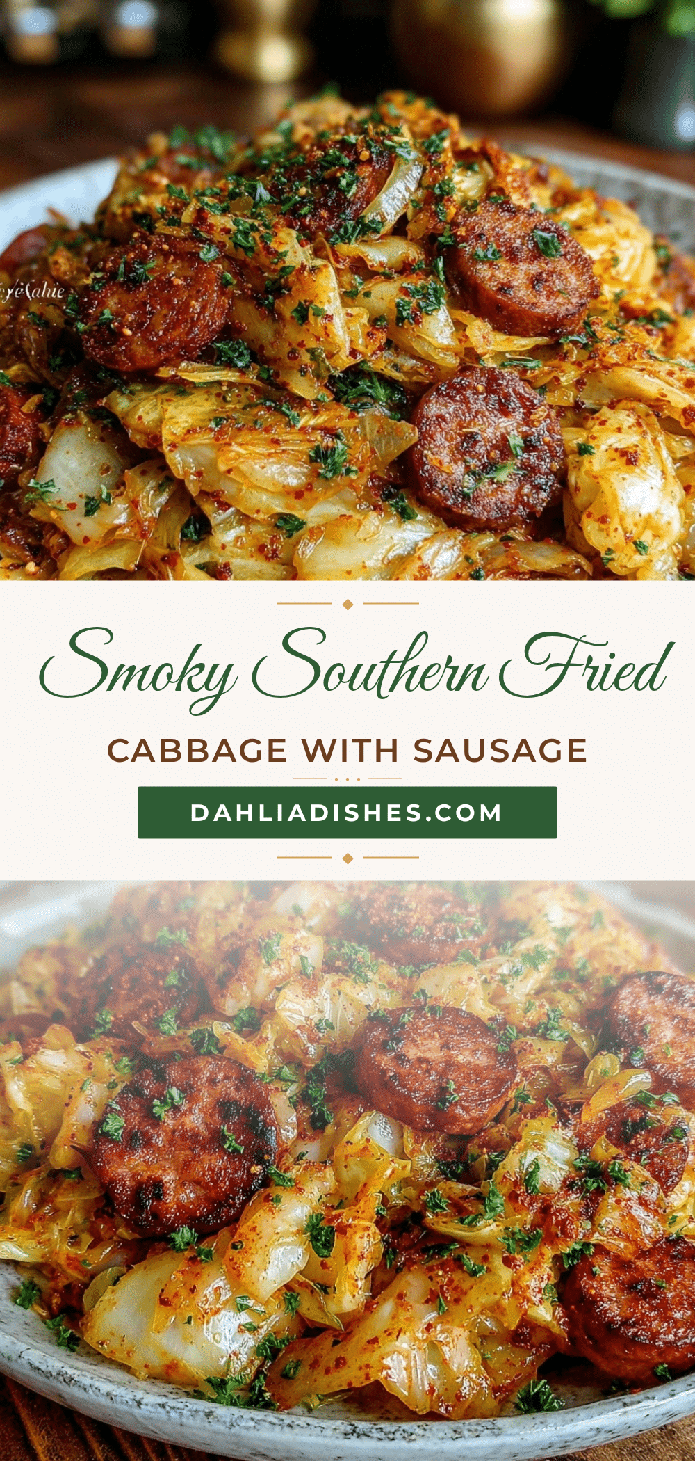 southern fried cabbage with sausage recipe