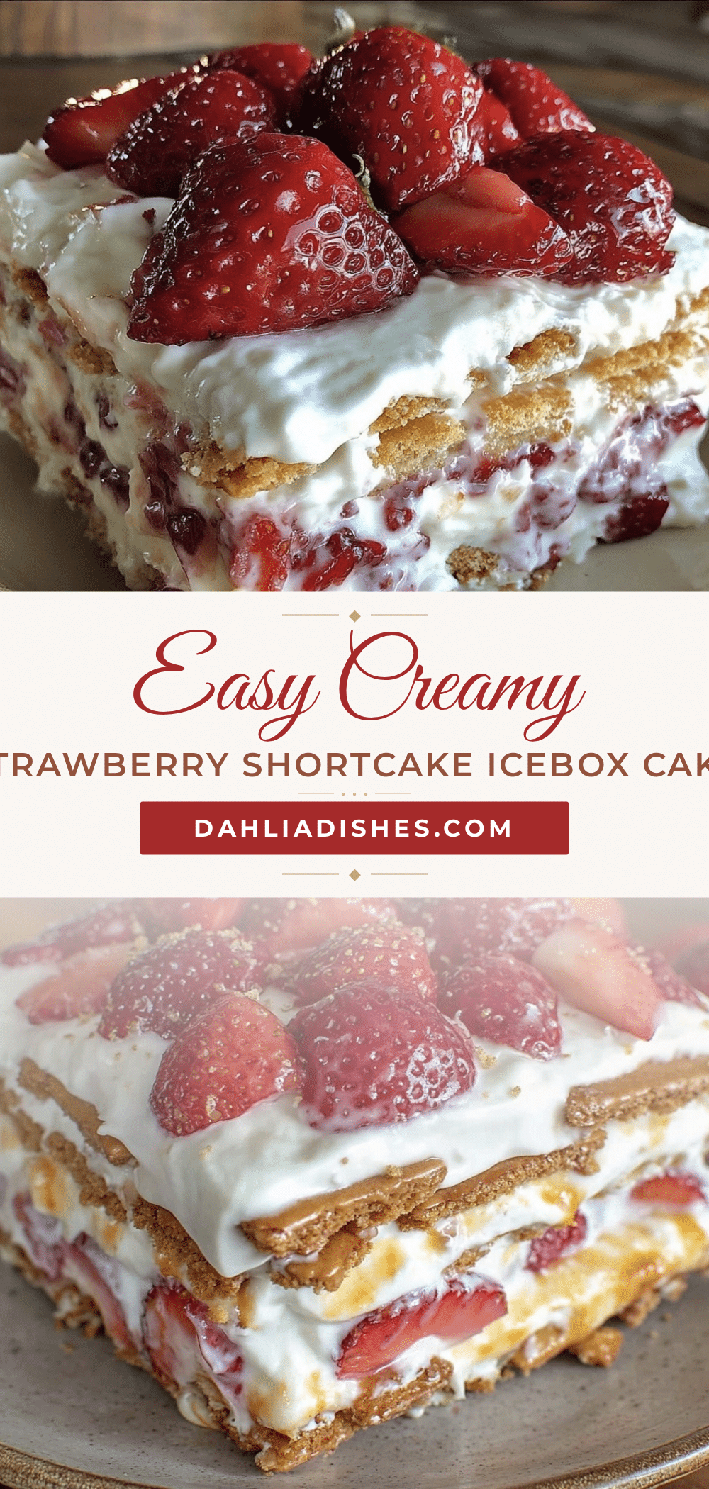 strawberry shortcake icebox cake recipe