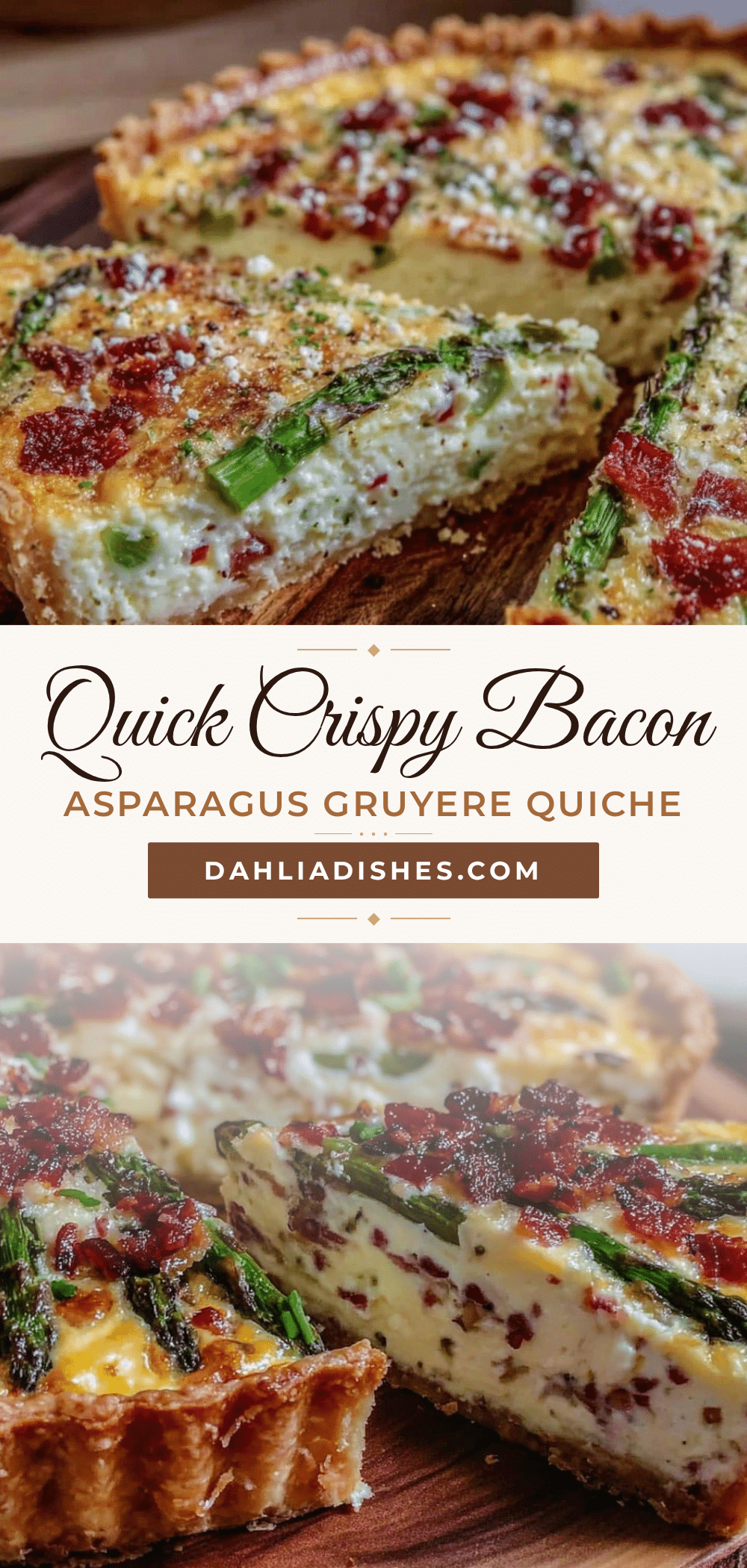 bacon asparagus gruyere quiche recipe