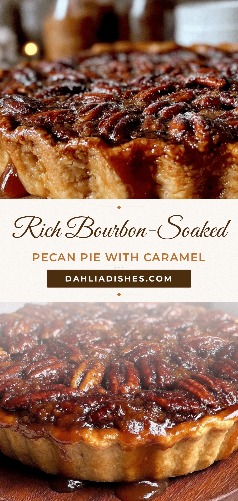 bourbon-soaked pecan pie recipe