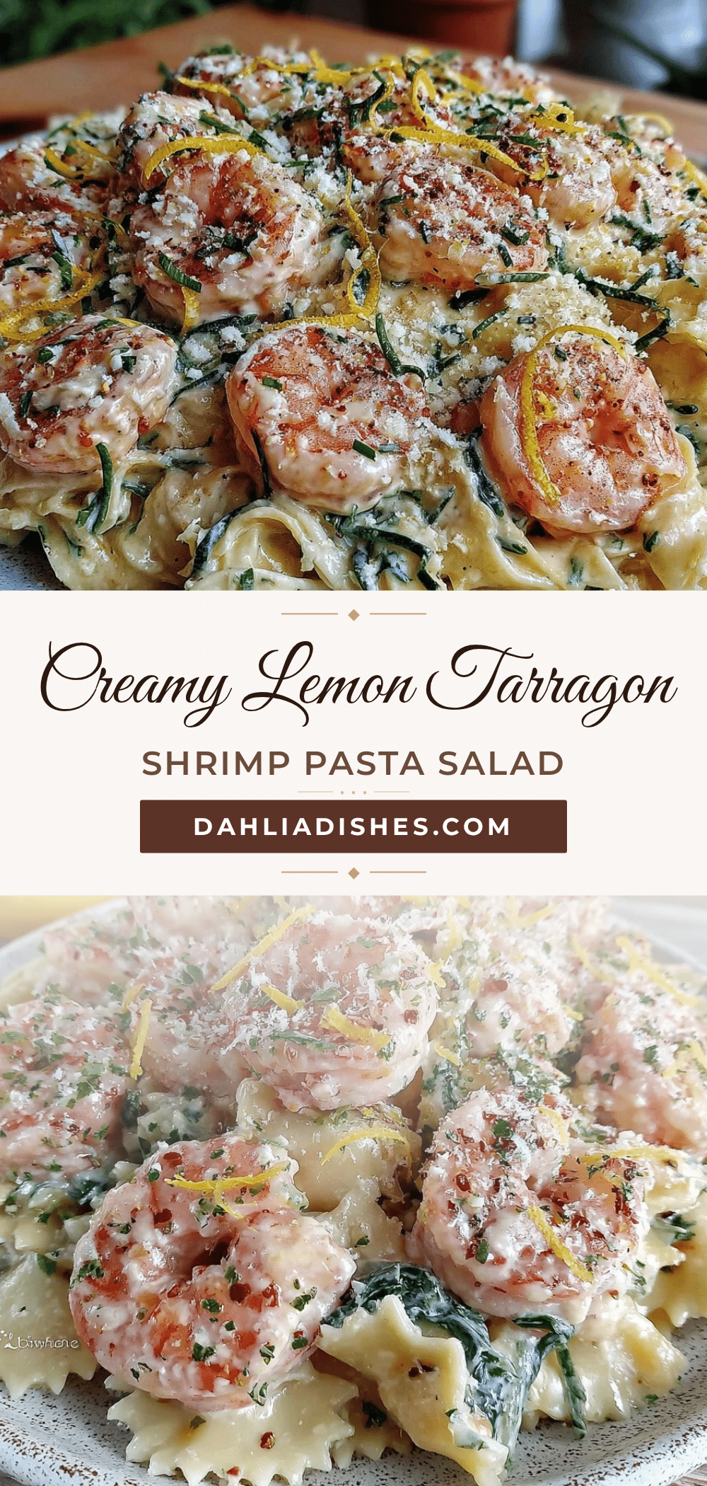 creamy cold poached shrimp pasta salad recipe