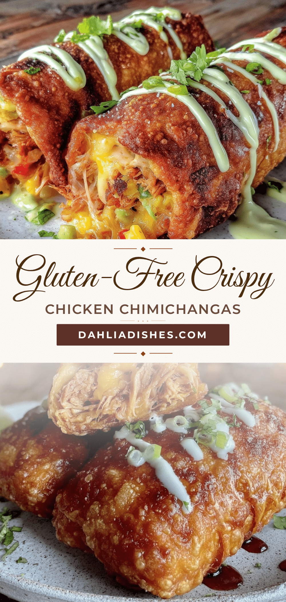 crispy gluten-free chicken chimichangas recipe