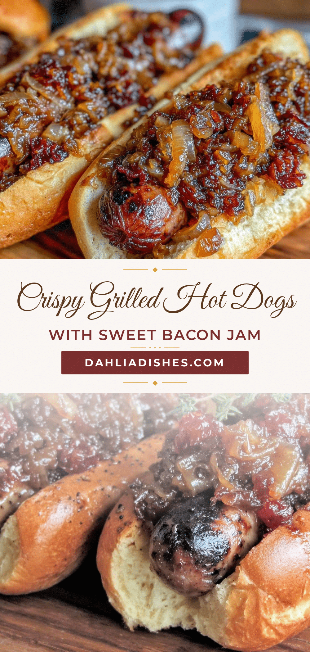 crispy grilled hot dogs recipe