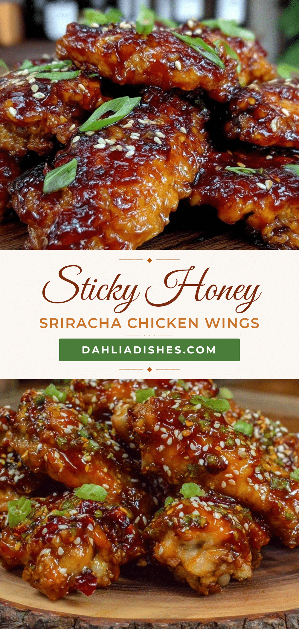 crispy honey sriracha chicken wings recipe