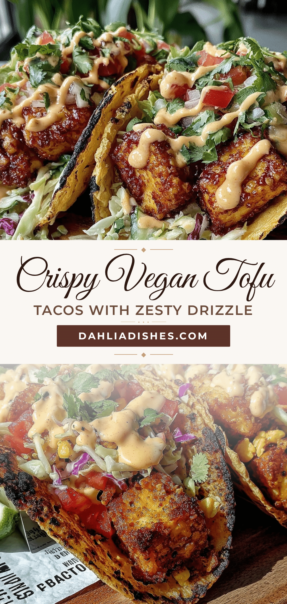 crispy vegan tofu tacos recipe