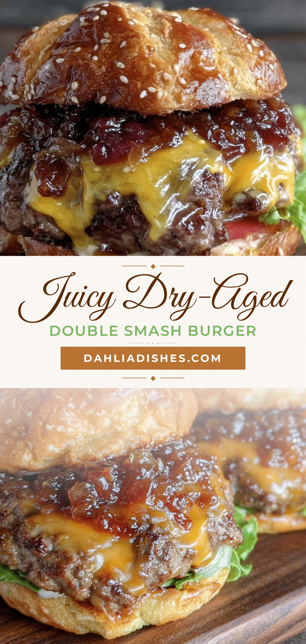 dry-aged double smash burger recipe