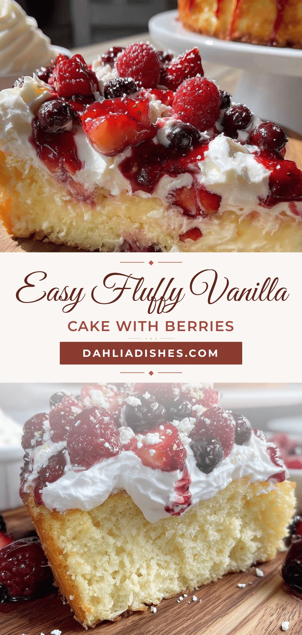 easy fluffy one-bowl vanilla cake recipe