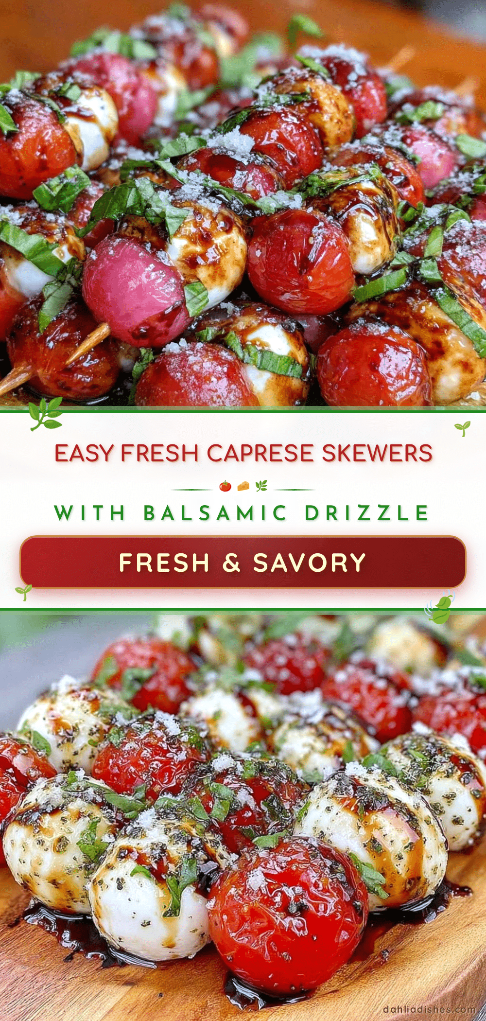 fresh caprese skewers recipe