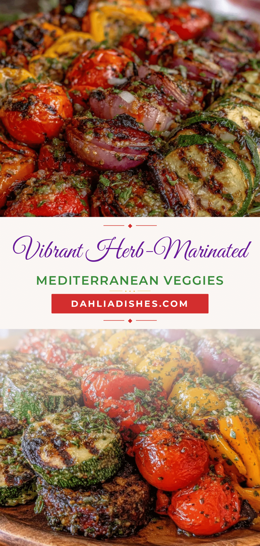 Fresh Herb-Marinated Mediterranean Grilled Vegetables recipe
