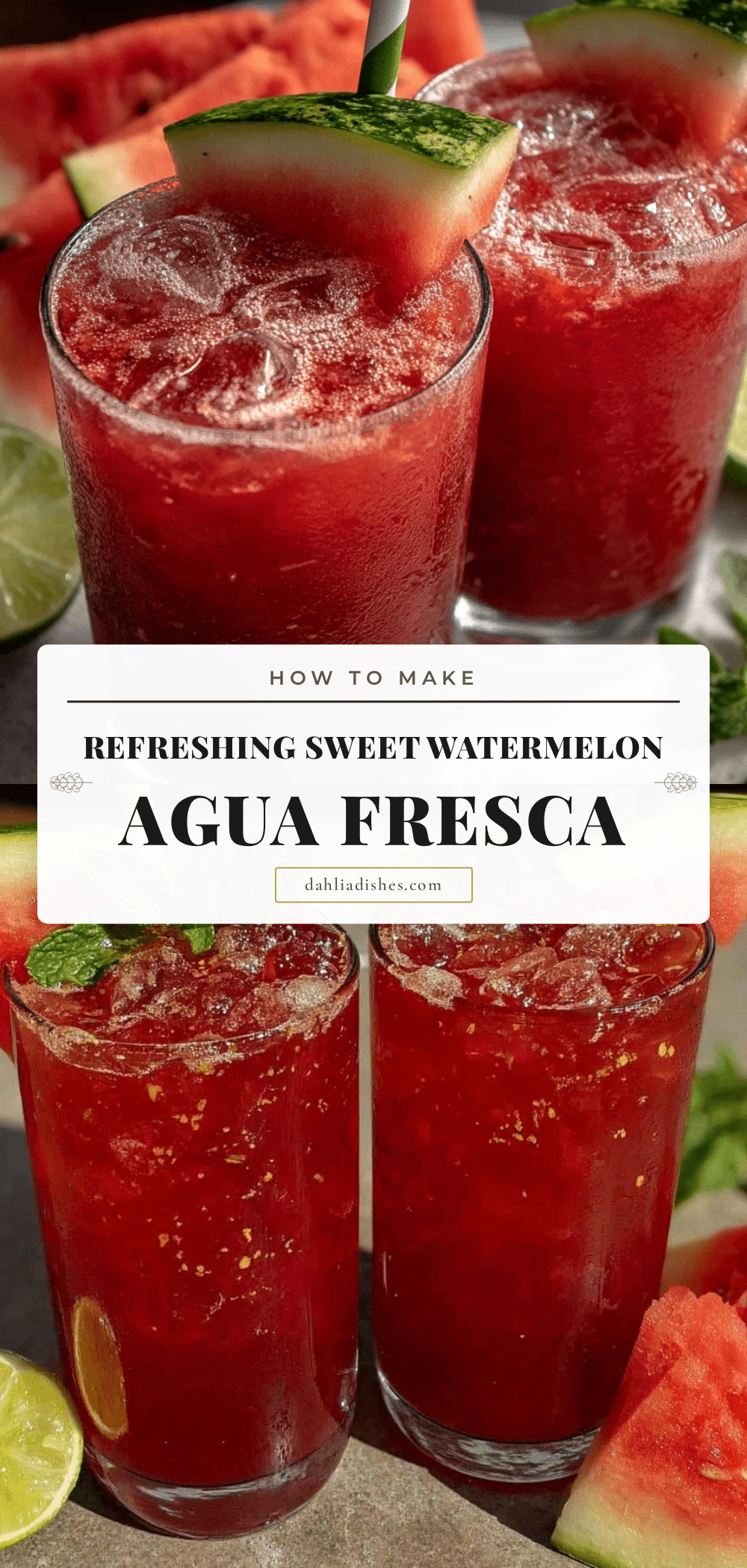 fresh watermelon agua fresca recipe
