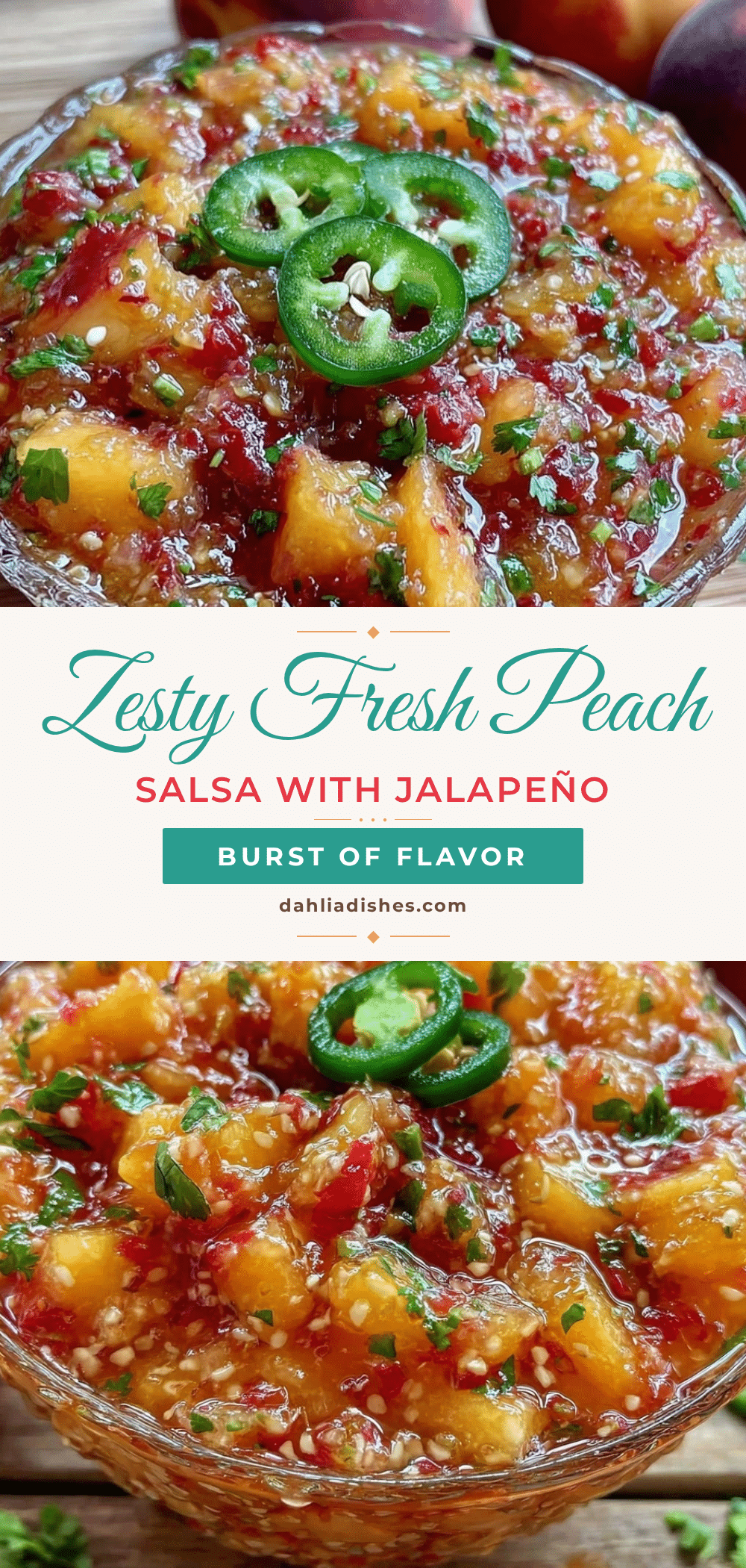 fresh zesty peach salsa recipe
