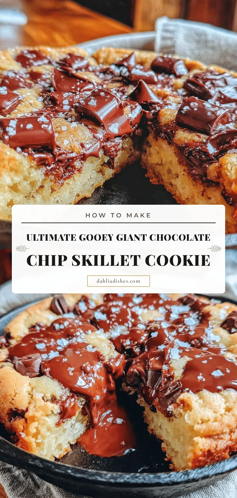 giant chocolate chip skillet cookie recipe