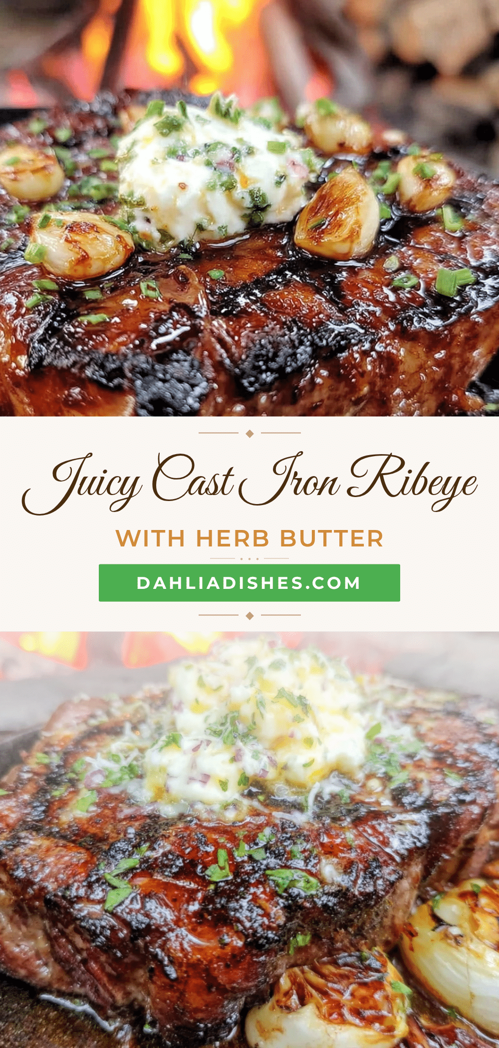 glamping cast iron ribeye recipe