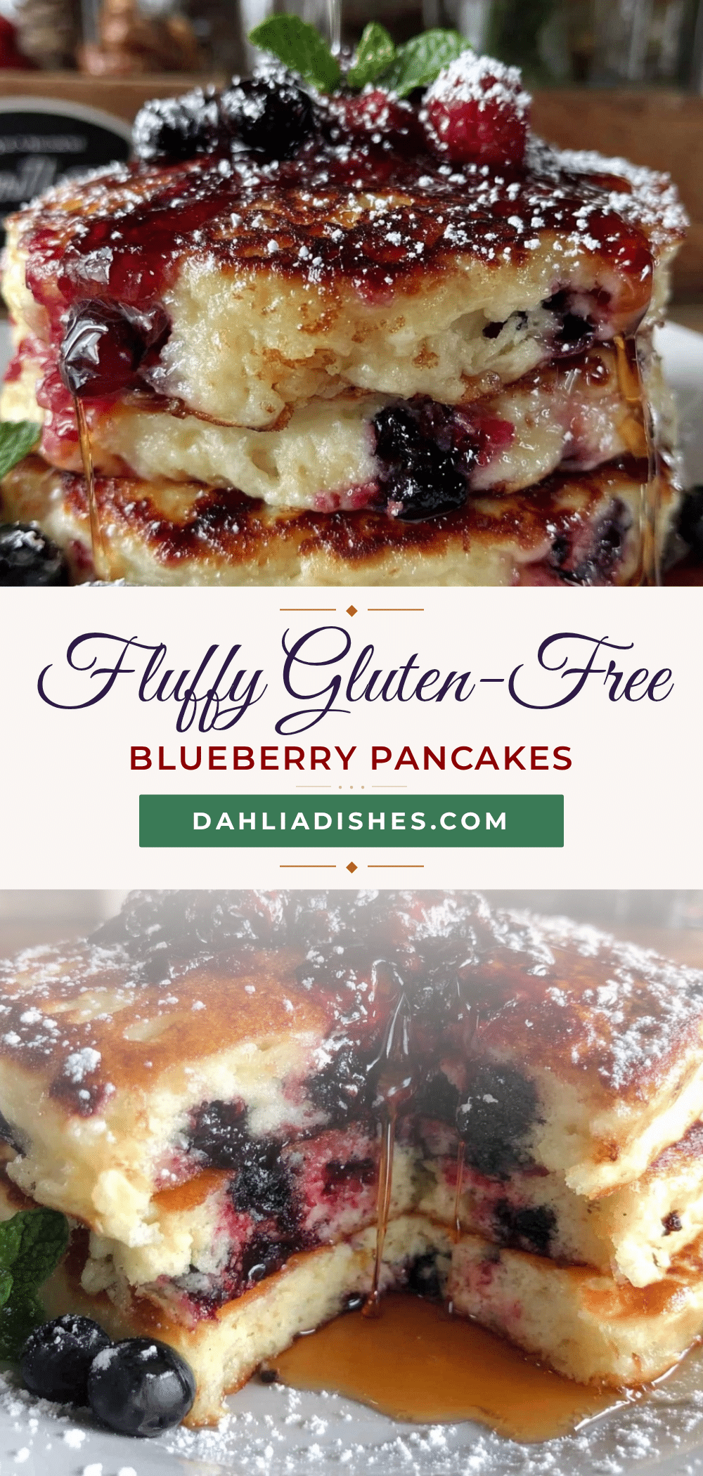 gluten-free blueberry pancakes recipe