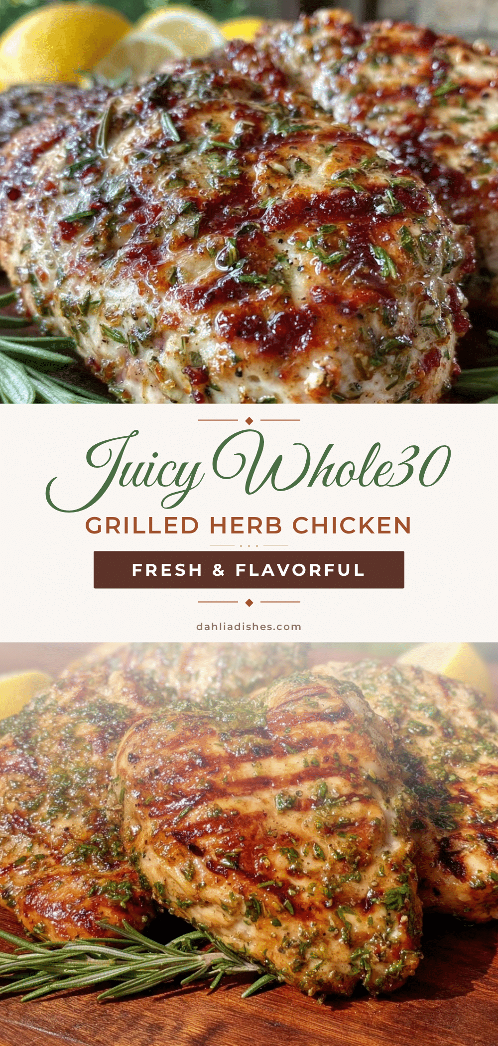 Healthy Whole30 Grilled Chicken recipe
