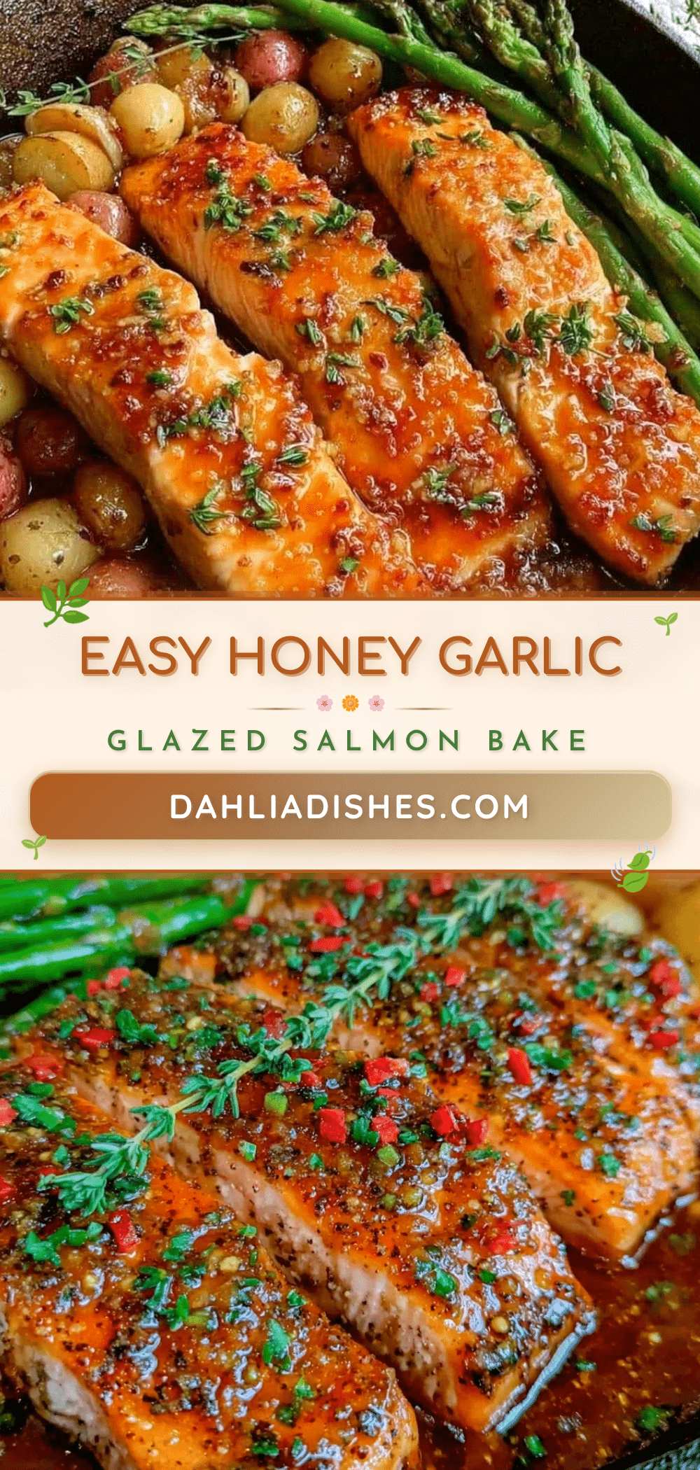 honey garlic glazed salmon recipe