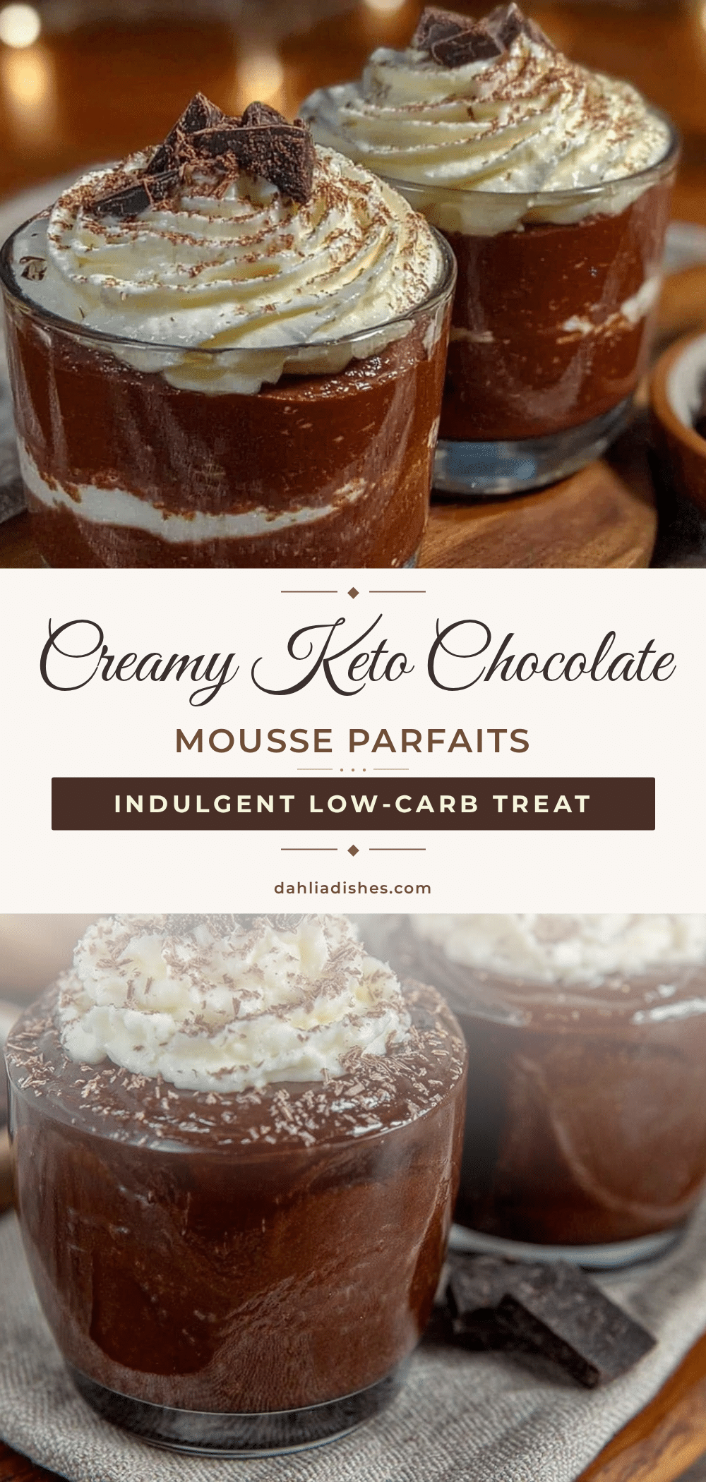 keto chocolate mousse parfaits recipe