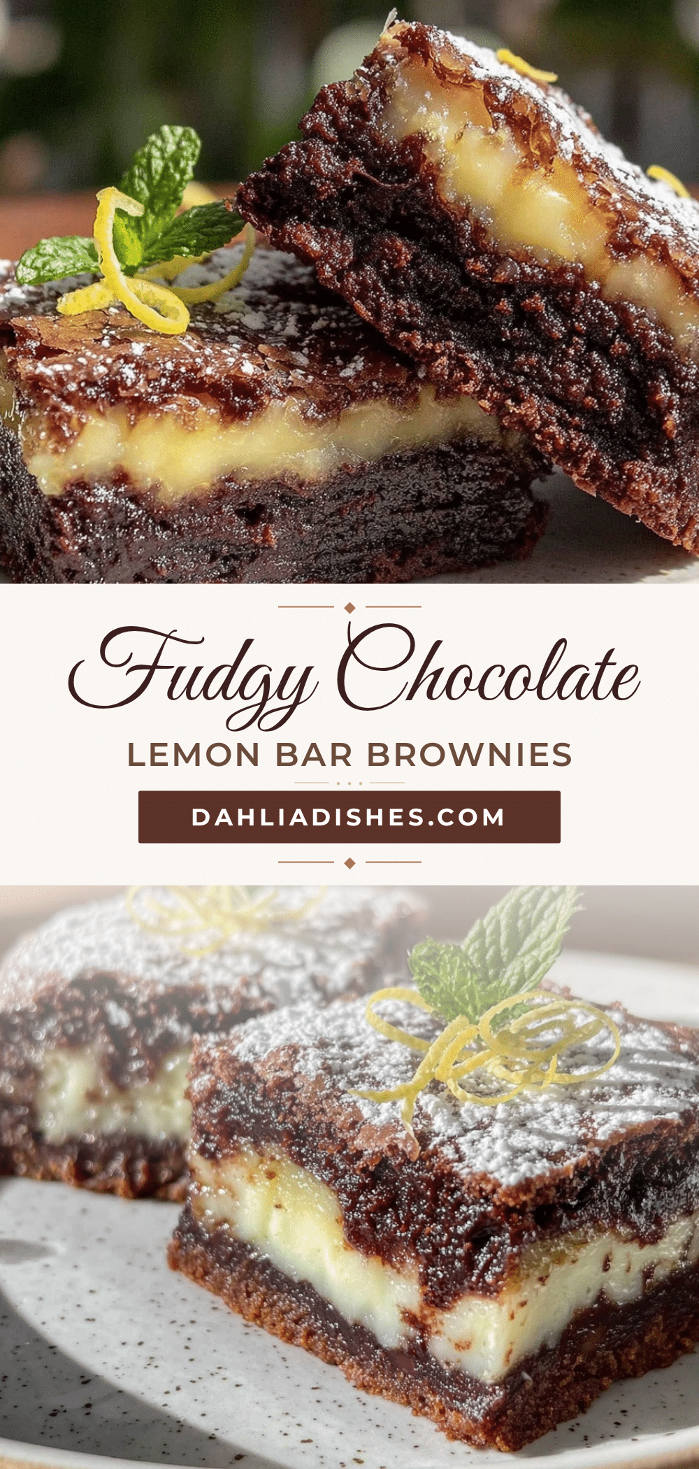 lemon bar brownies recipe