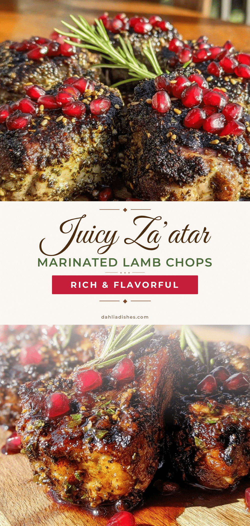 marinated lamb chops with zaatar recipe