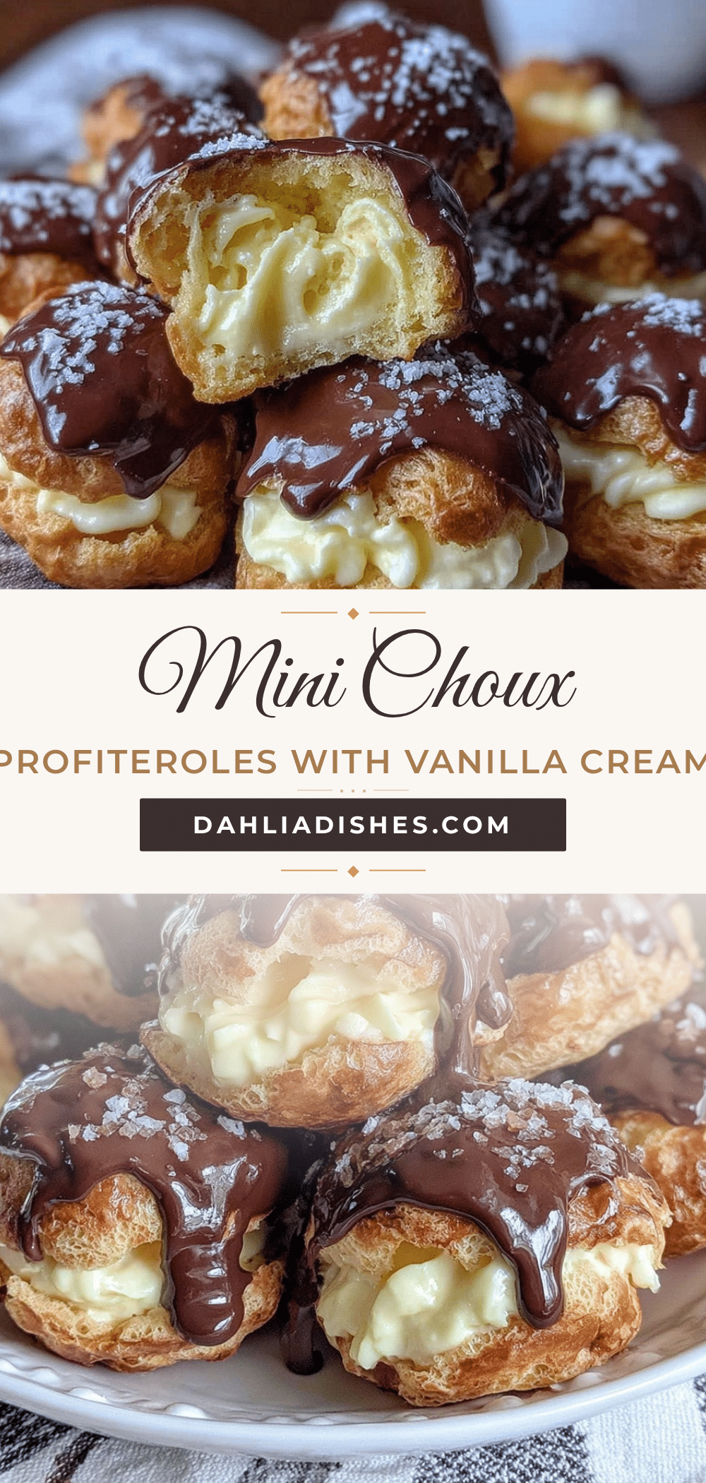 mini choux profiteroles recipe