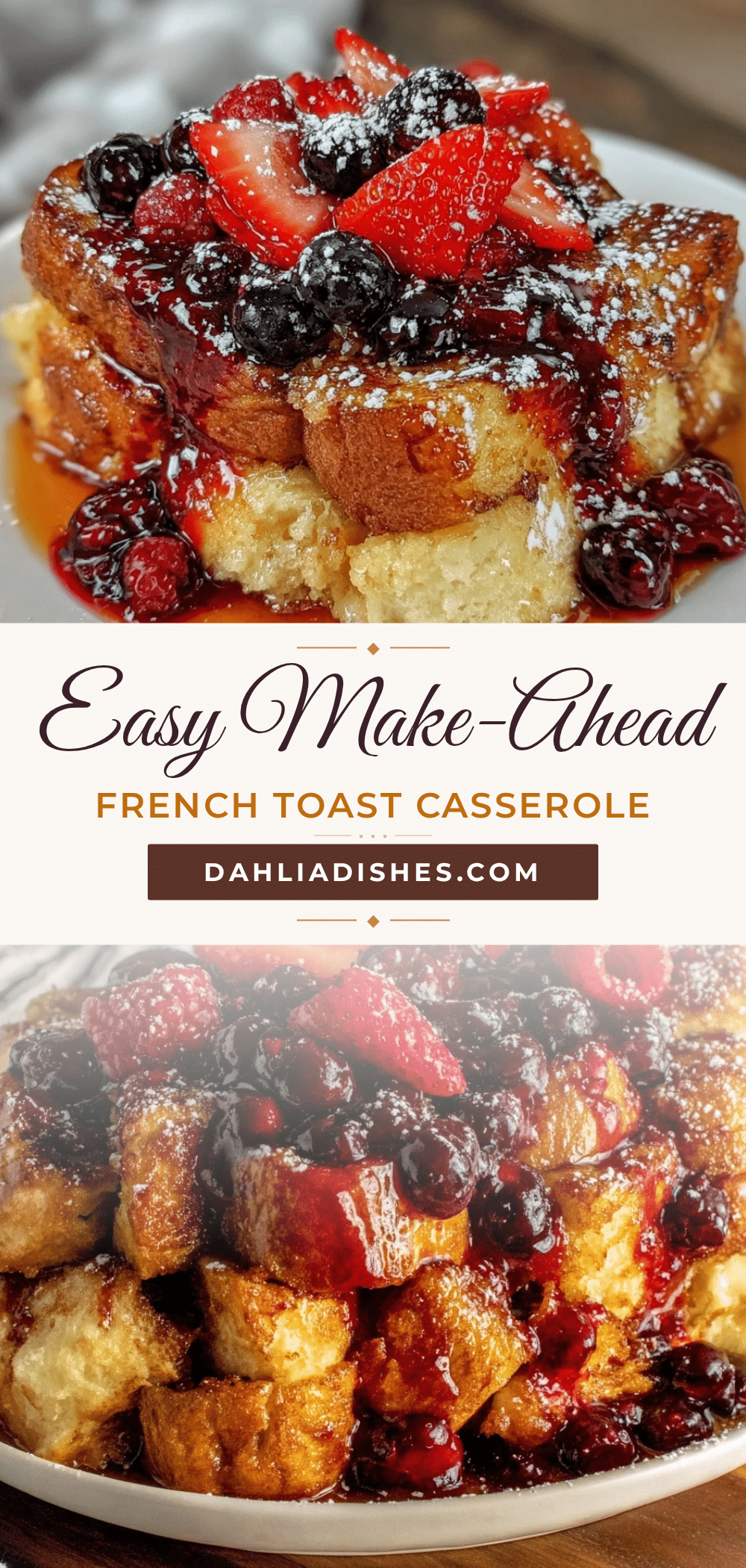 overnight french toast casserole recipe