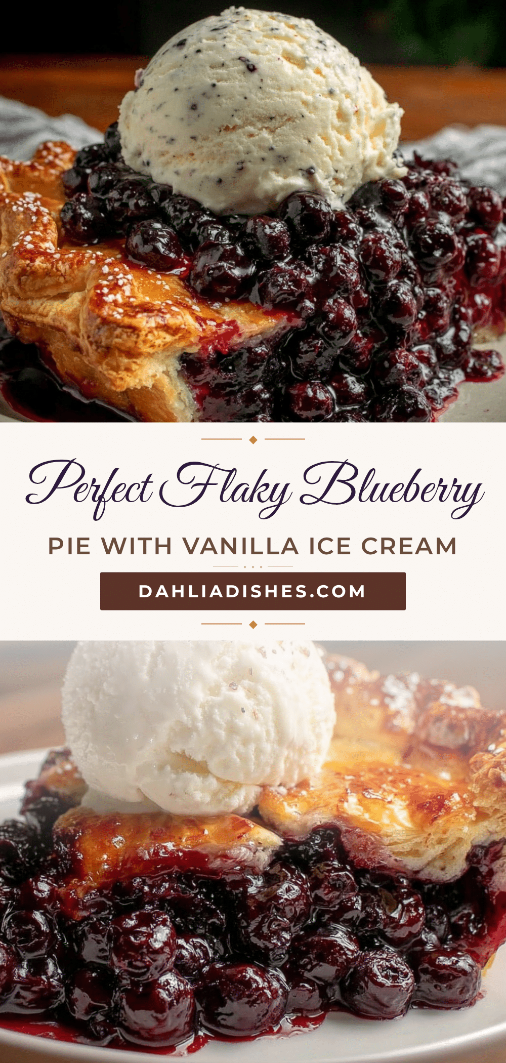 perfect flaky blueberry pie recipe
