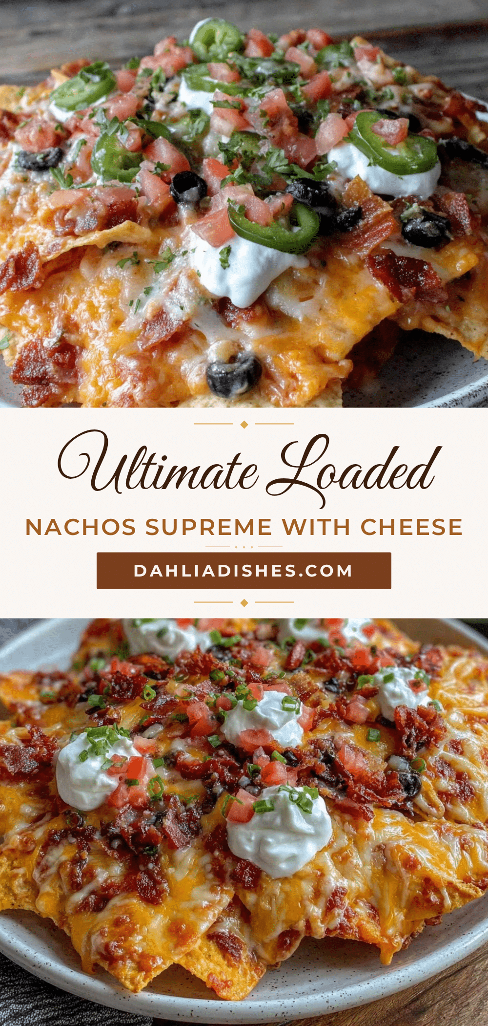 Savory Loaded Nachos Supreme recipe