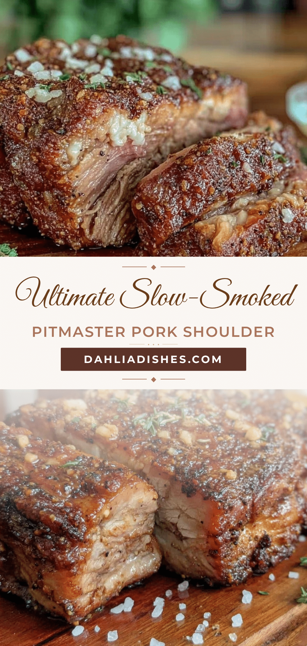 slow-smoked pork shoulder recipe