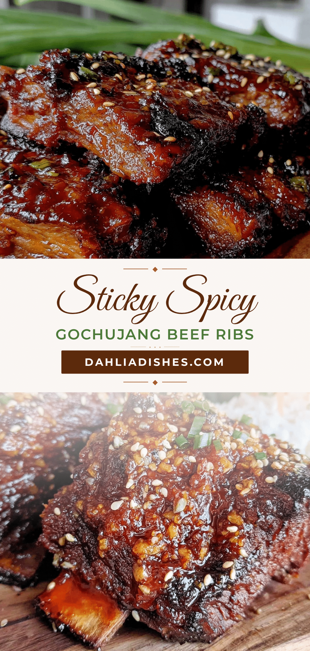 spicy gochujang beef short ribs recipe