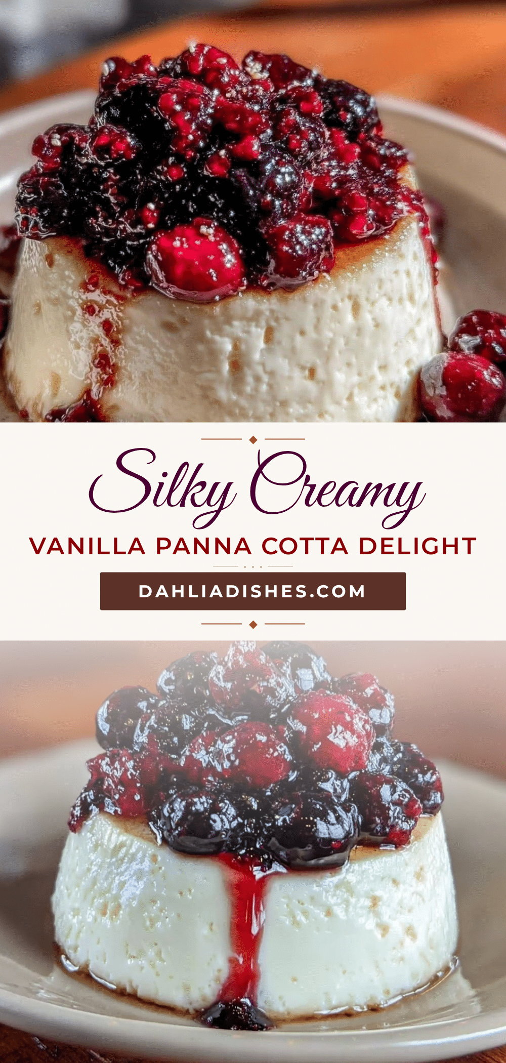 vanilla panna cotta recipe