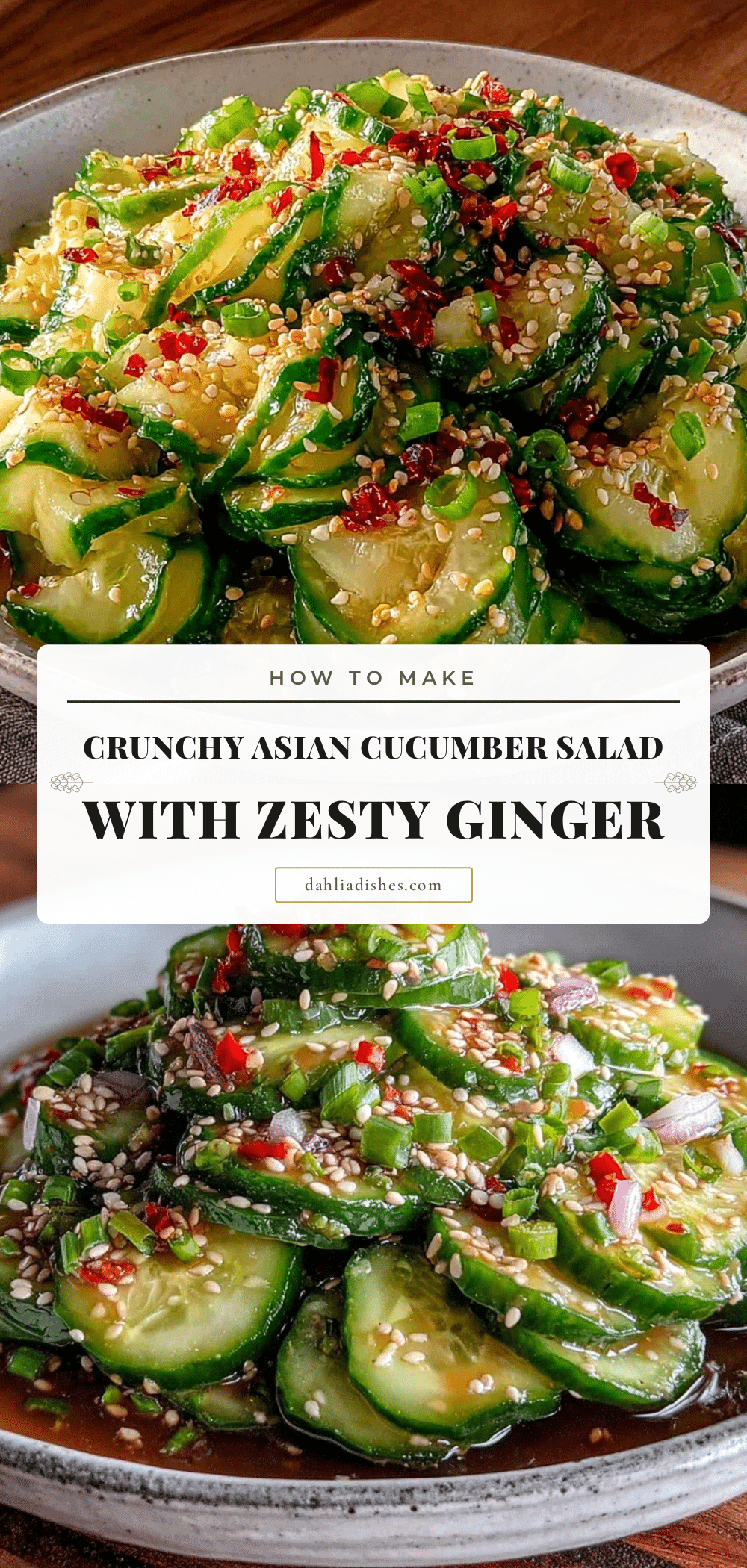 Asian cucumber salad recipe