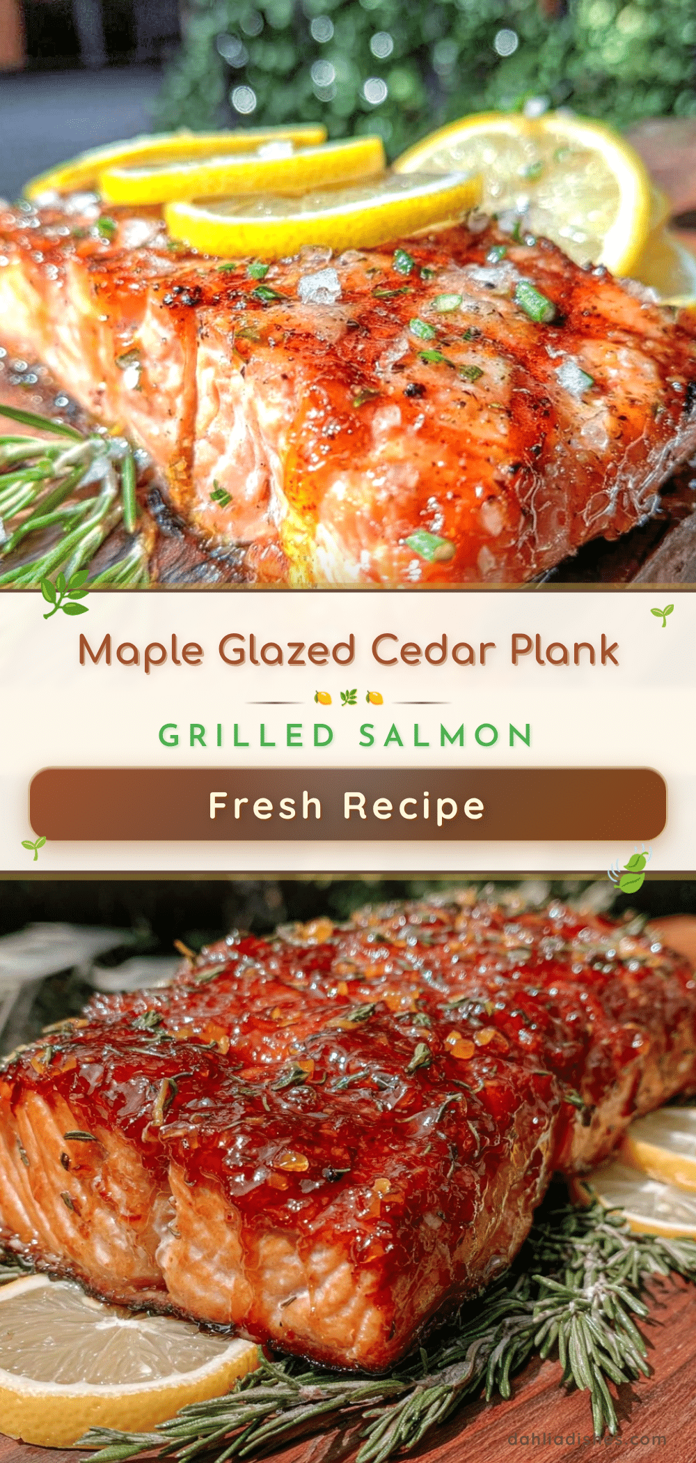 cedar plank grilled salmon recipe